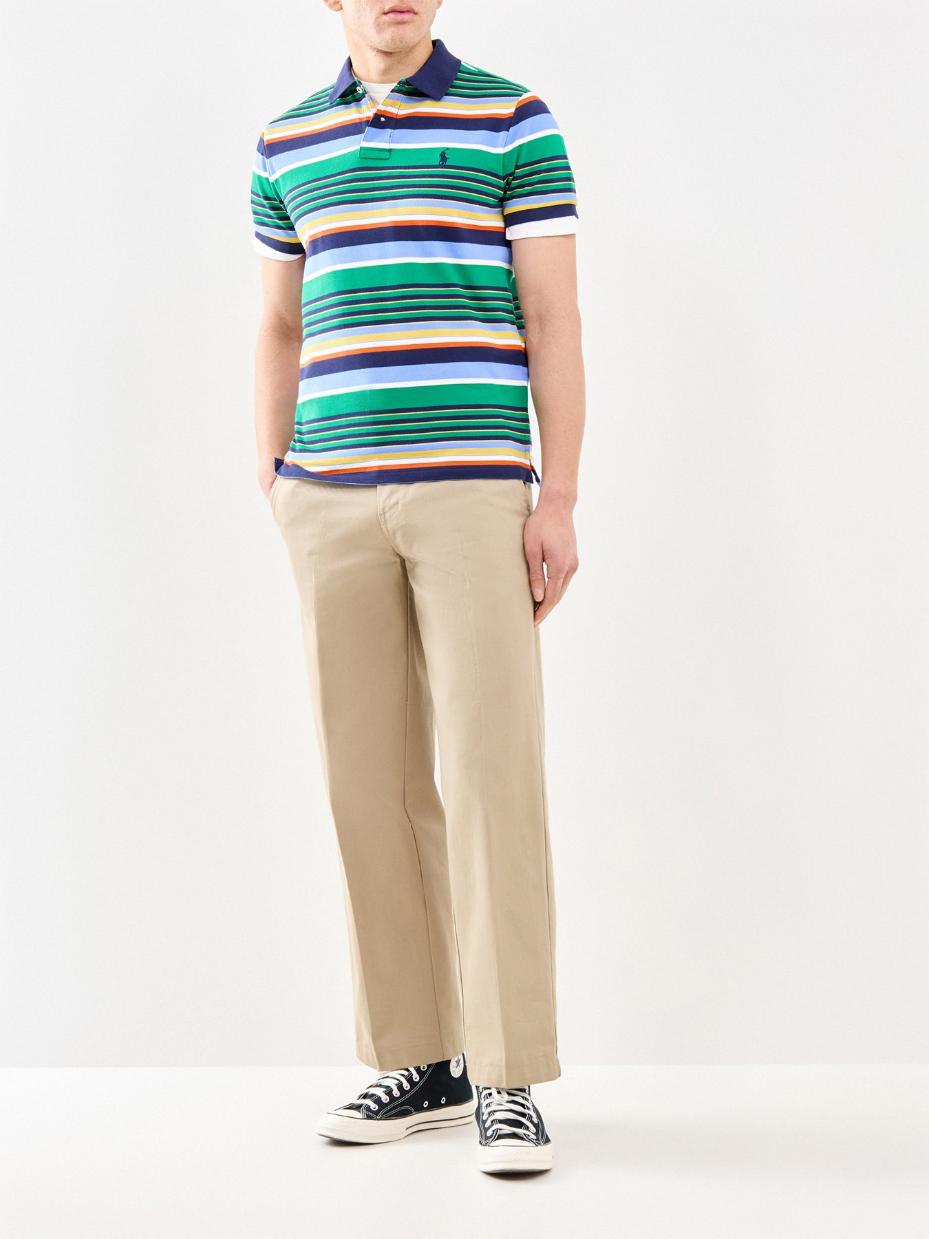 Multi Stripe Polo Shirt Multi