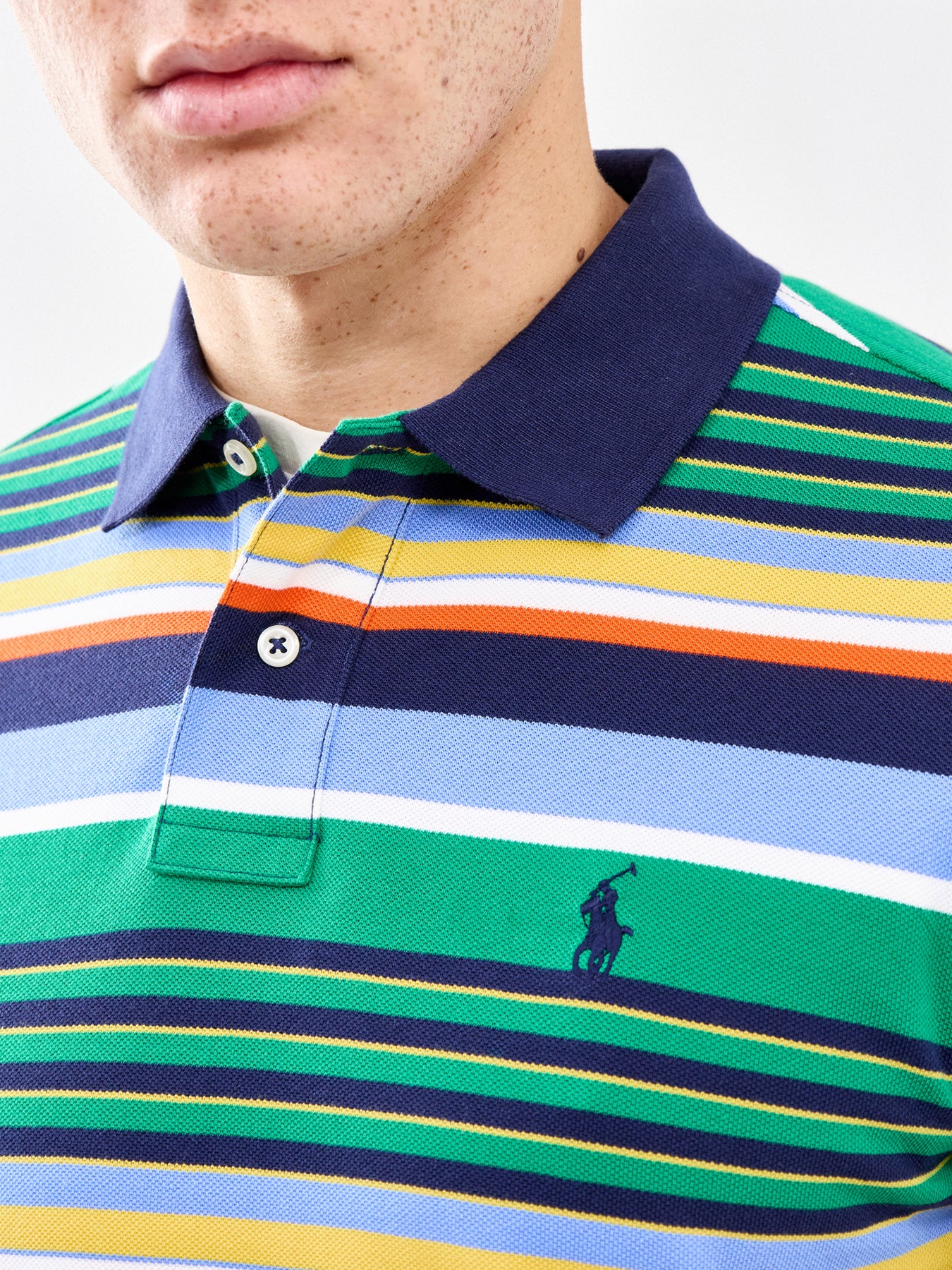 Multi Stripe Polo Shirt Multi