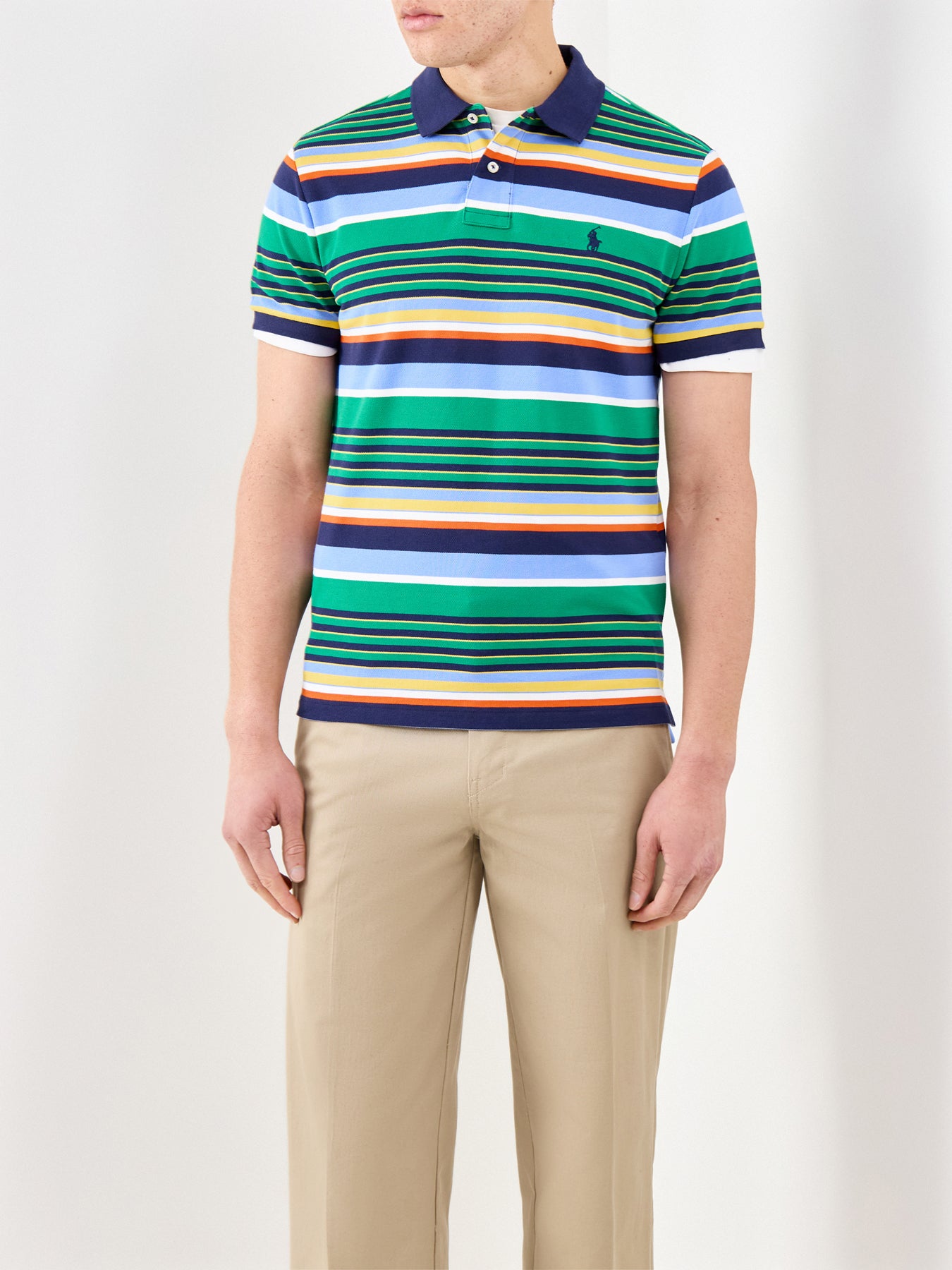 Multi Stripe Polo Shirt Multi