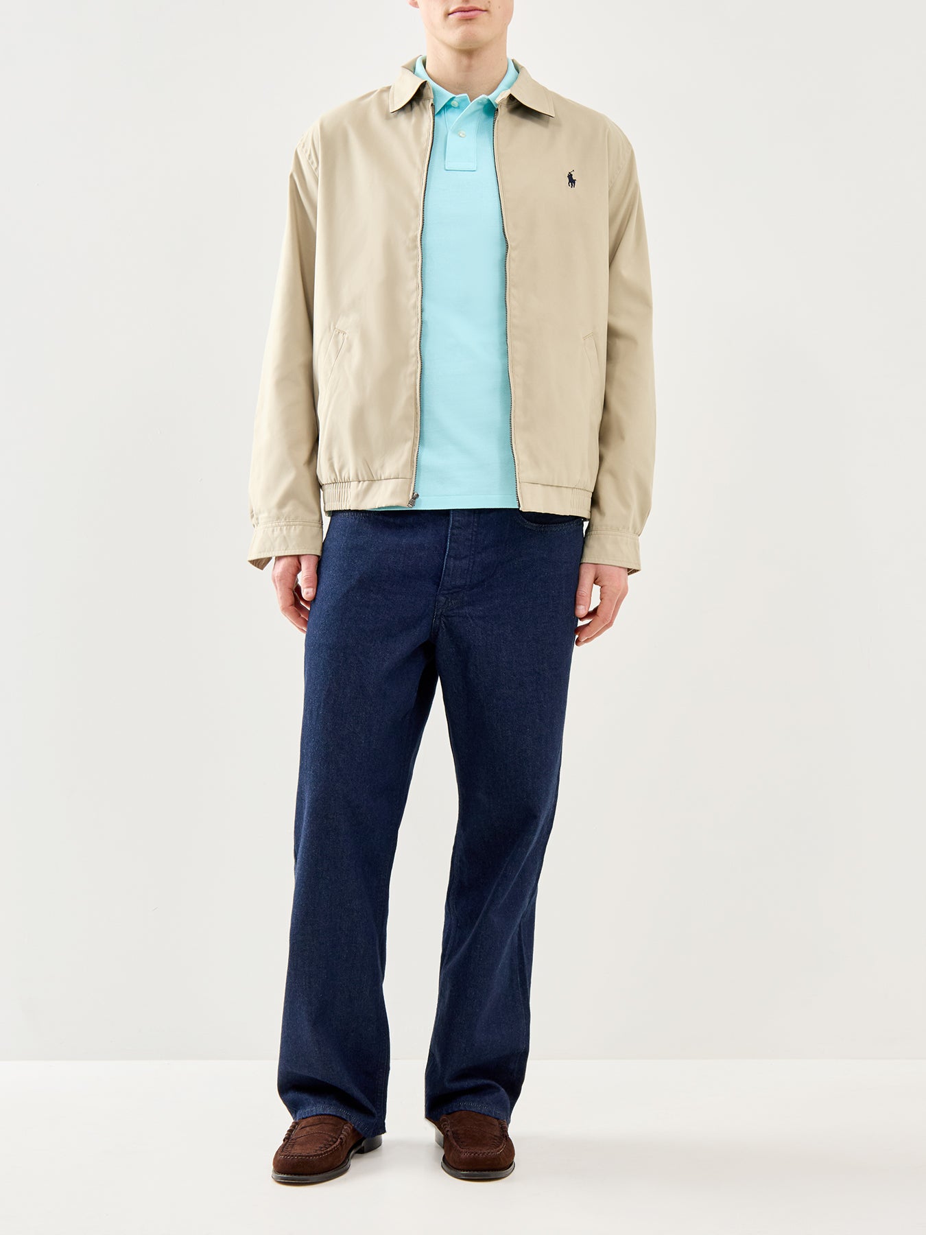 Classic Cotton Polo Shirt Blue