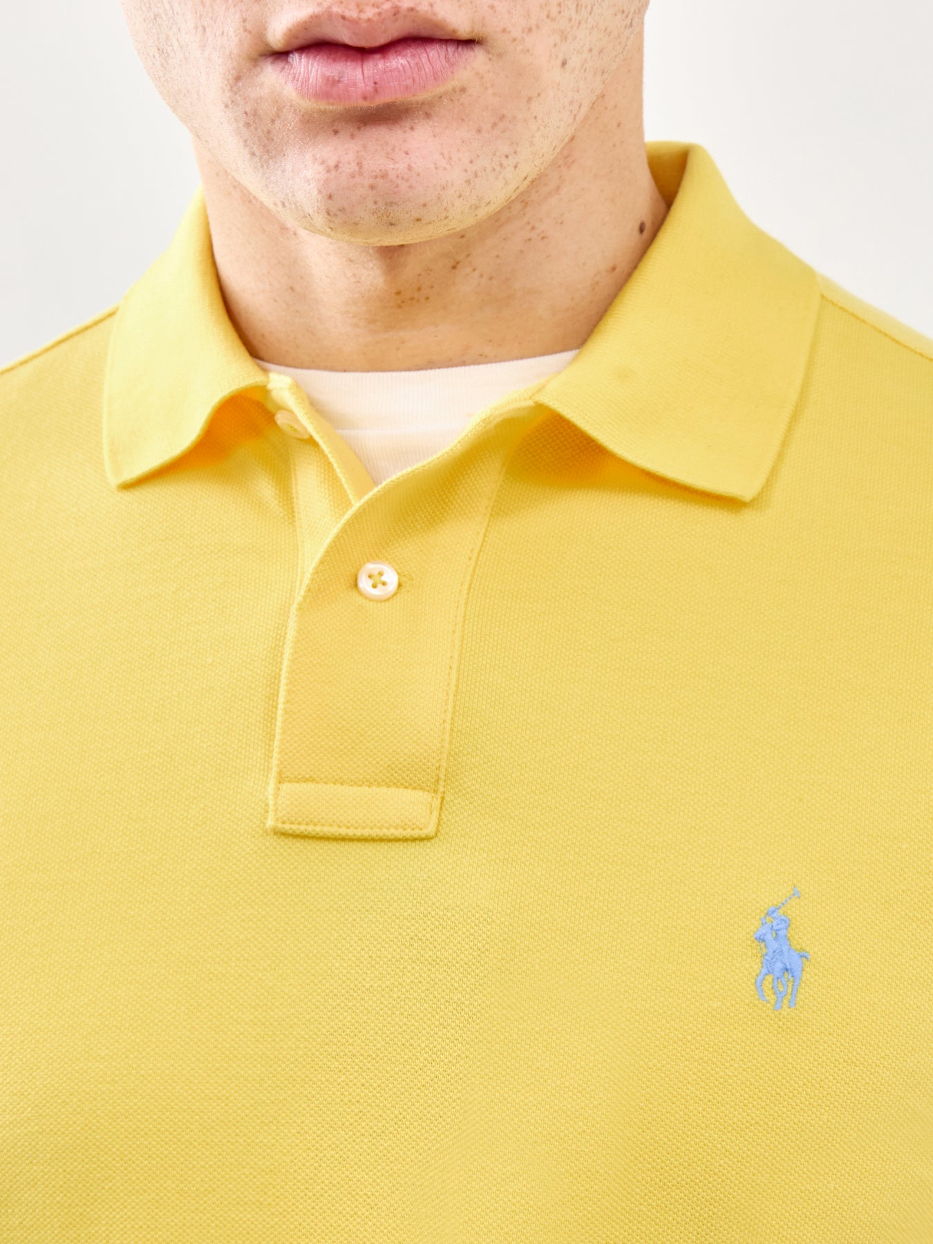 Slim Fit Polo Shirt Yellow