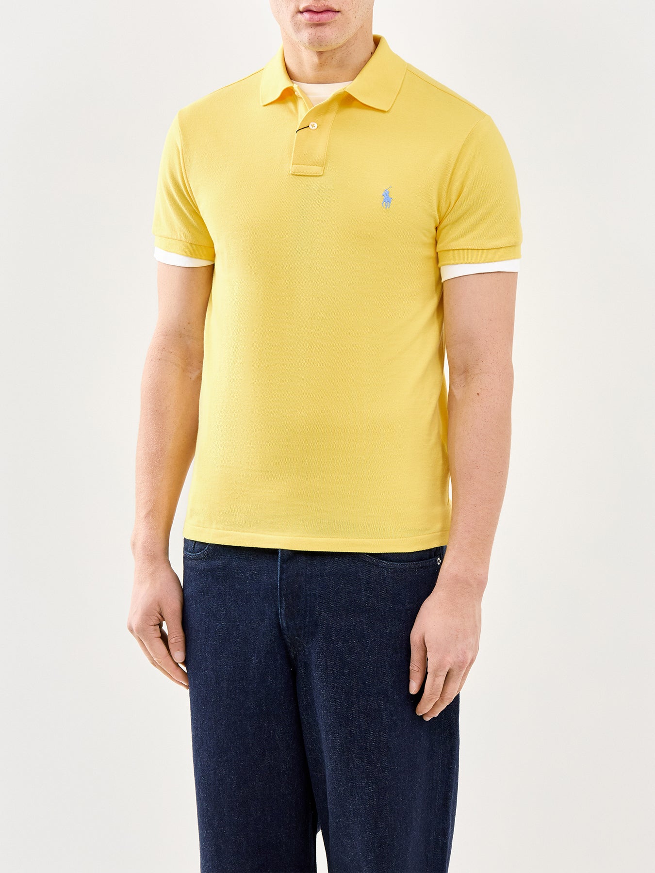 Slim Fit Polo Shirt Yellow