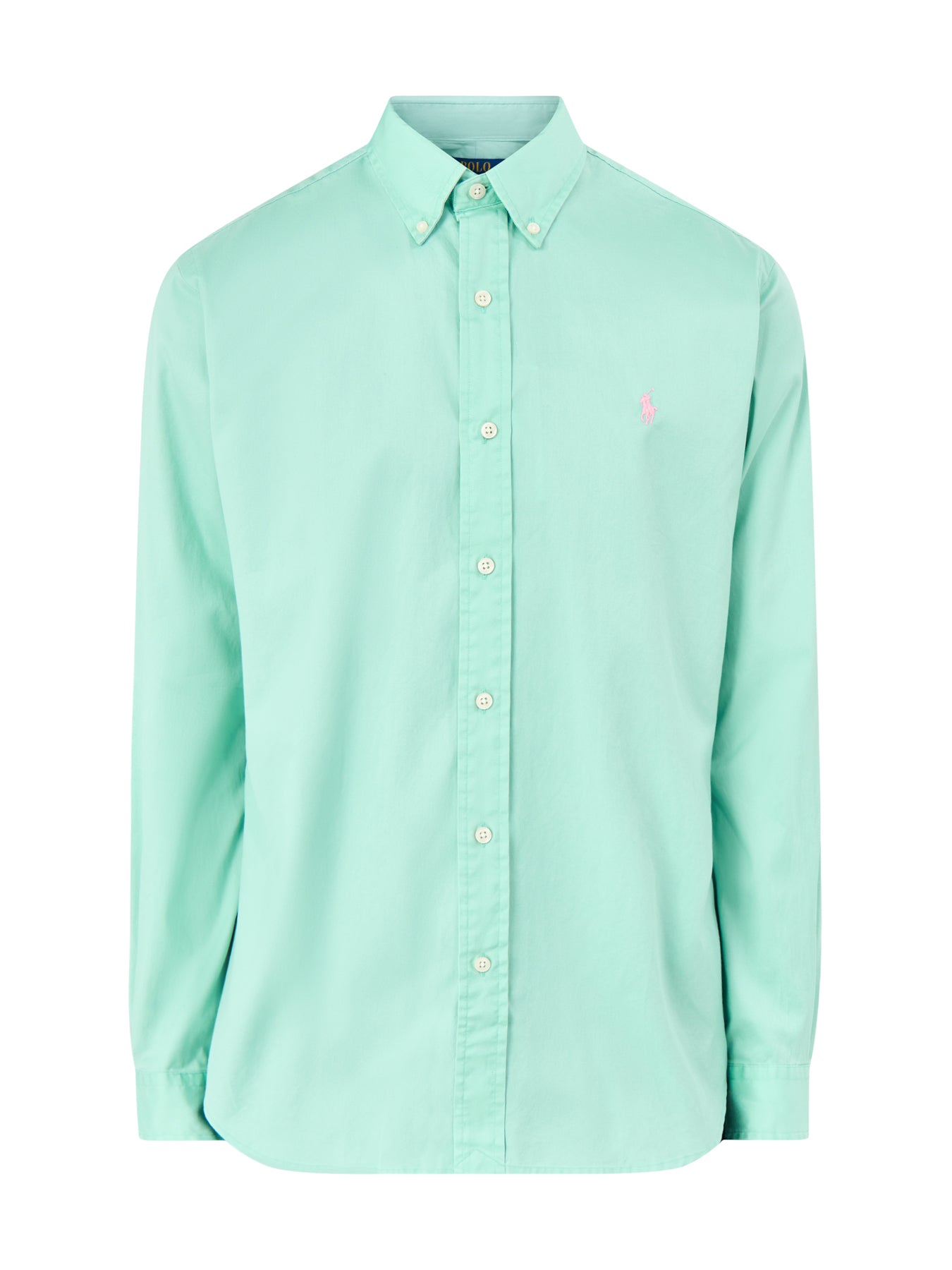 Ralph Lauren Custom Fit Twill Shirt Celadon