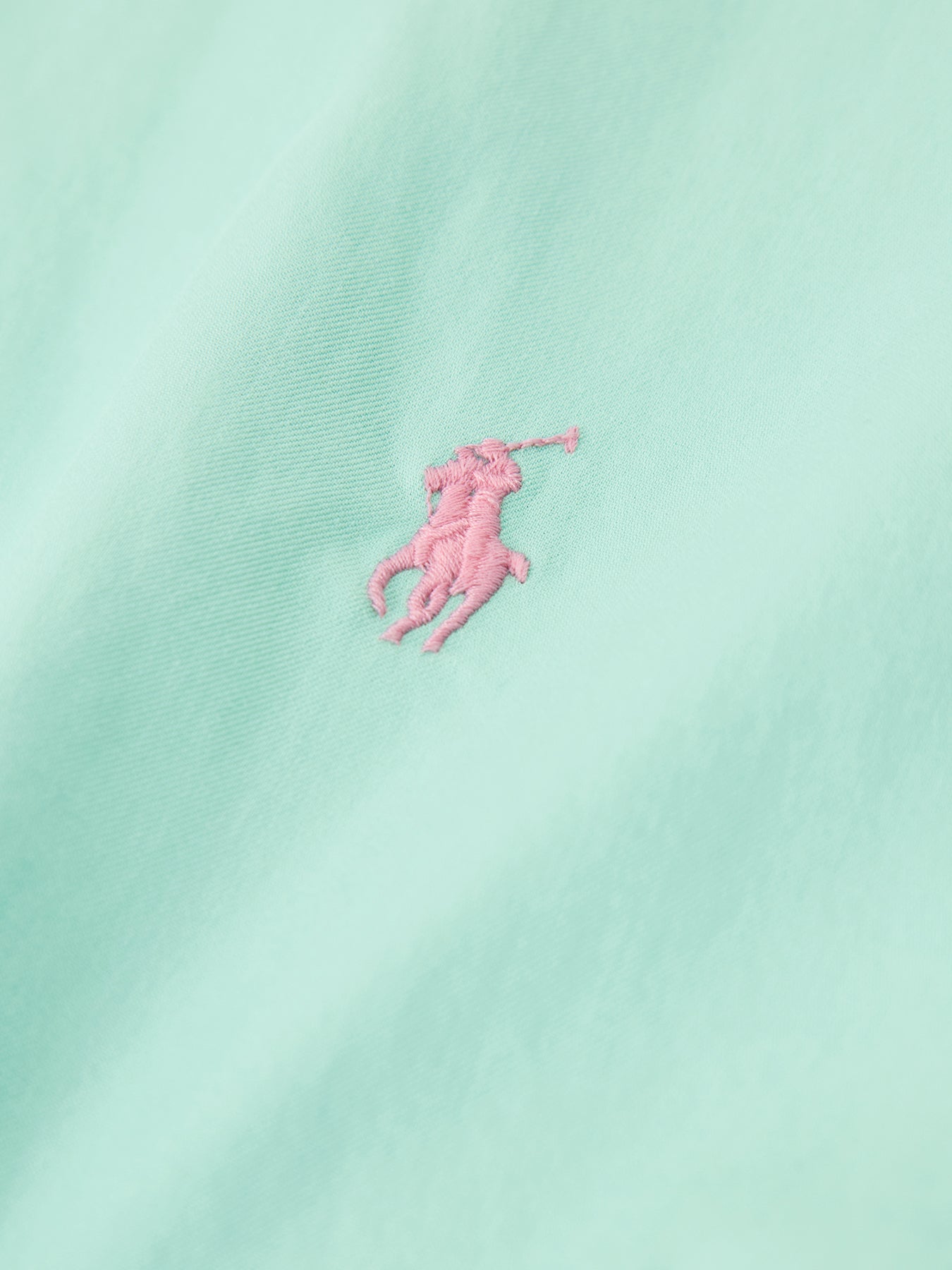 Ralph Lauren Custom Fit Twill Shirt Celadon