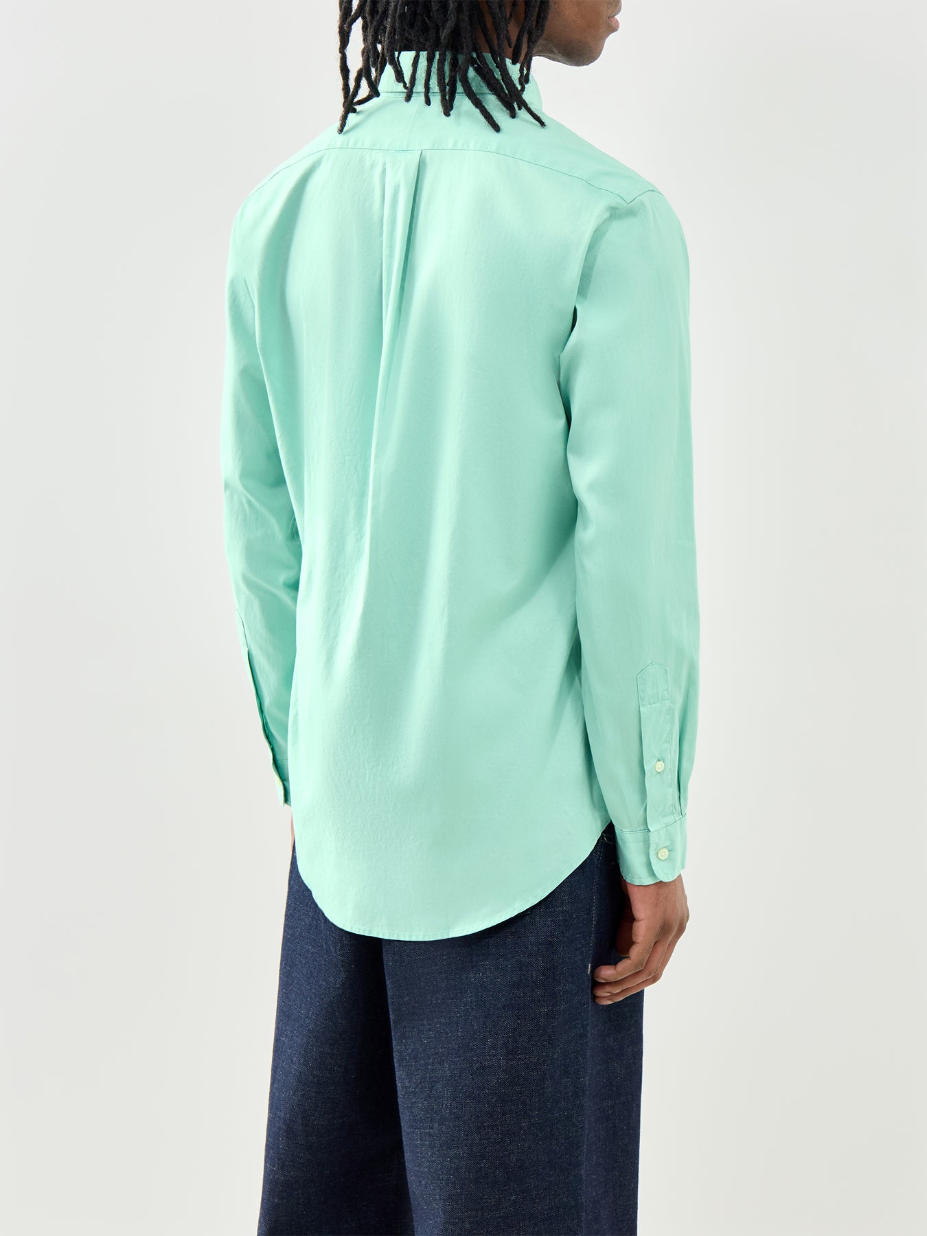 Ralph Lauren Custom Fit Twill Shirt Celadon