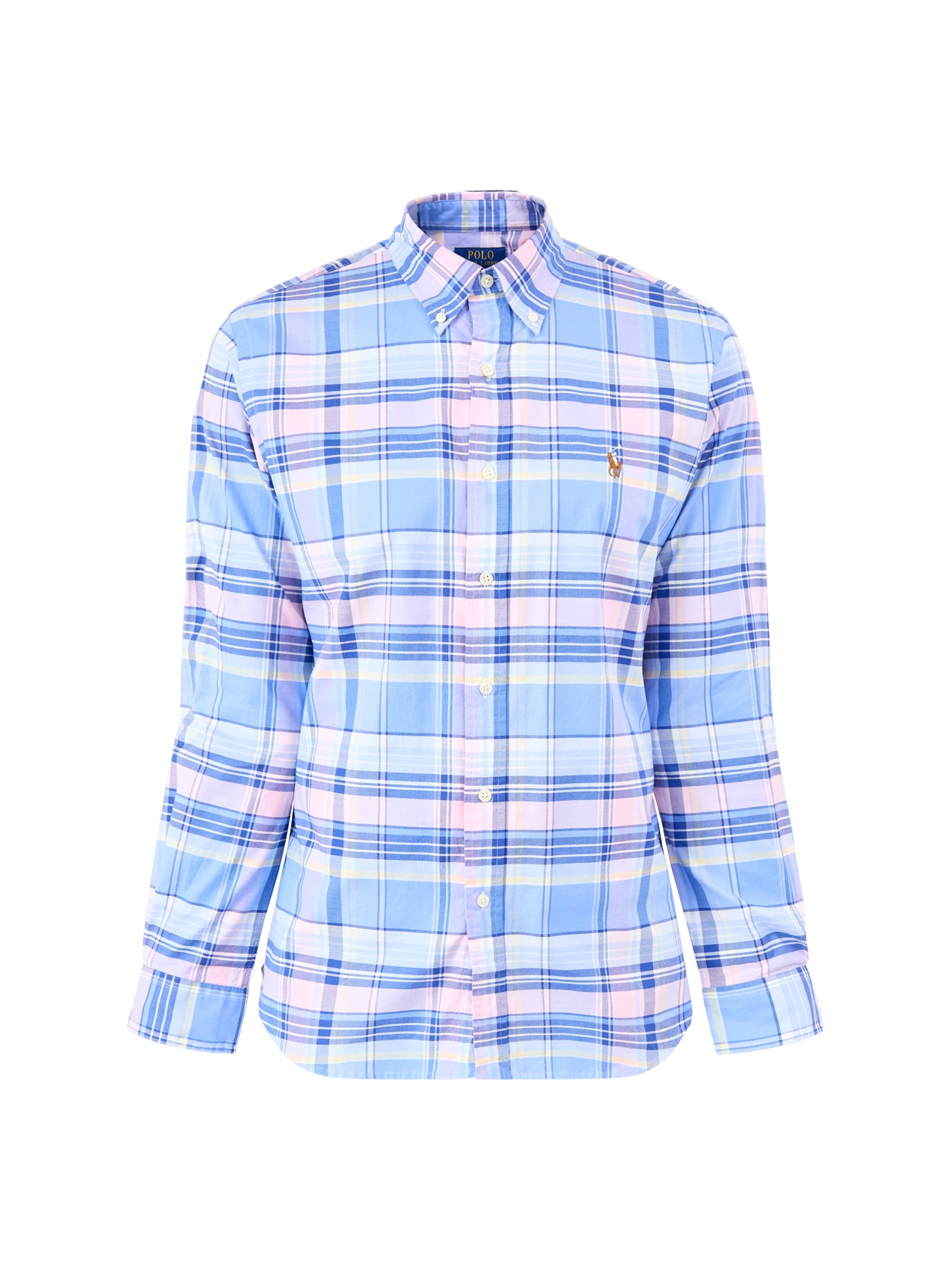 Custom Fit Oxford Check Shirt Multi
