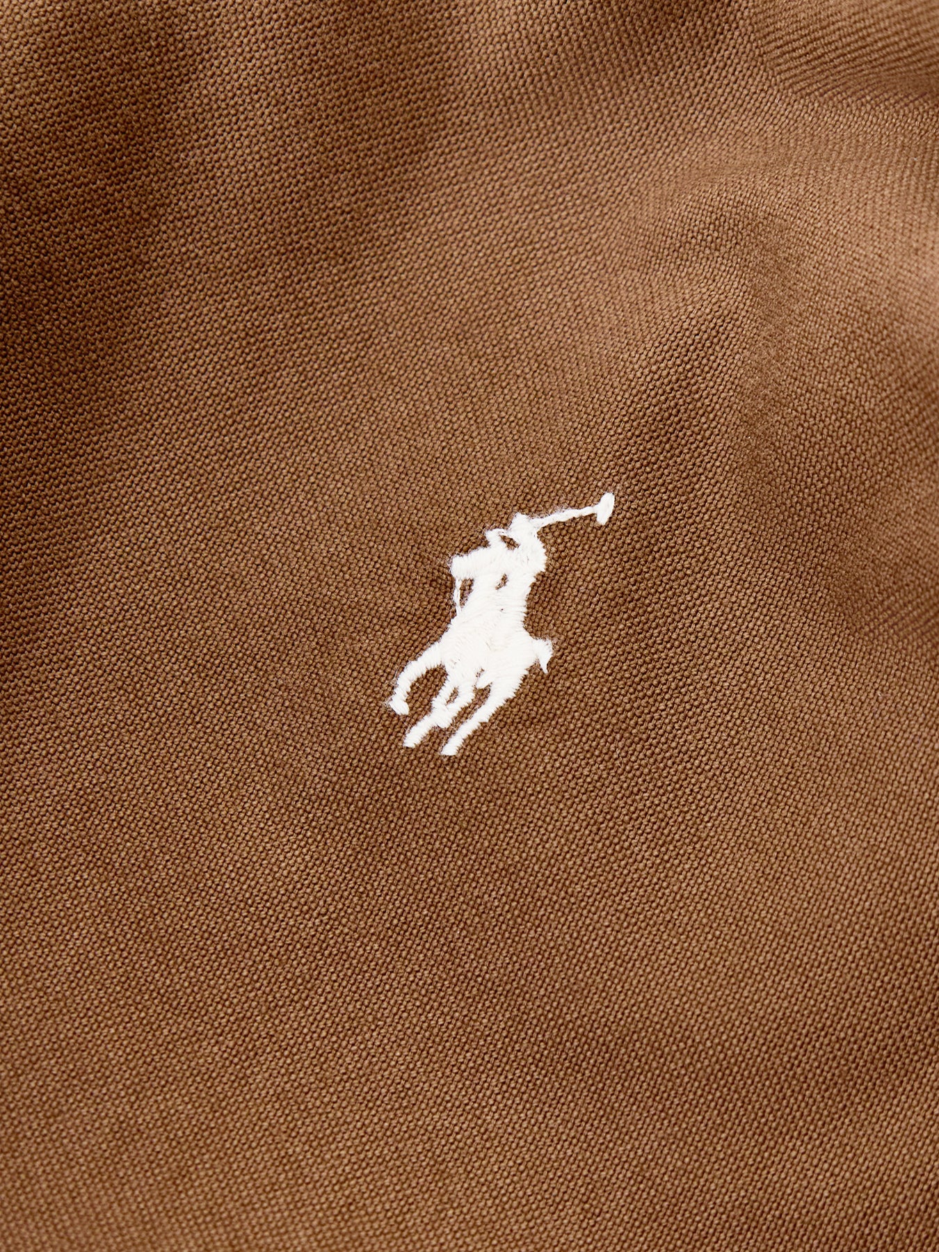 Garment-Dyed Oxford Shirt Brown