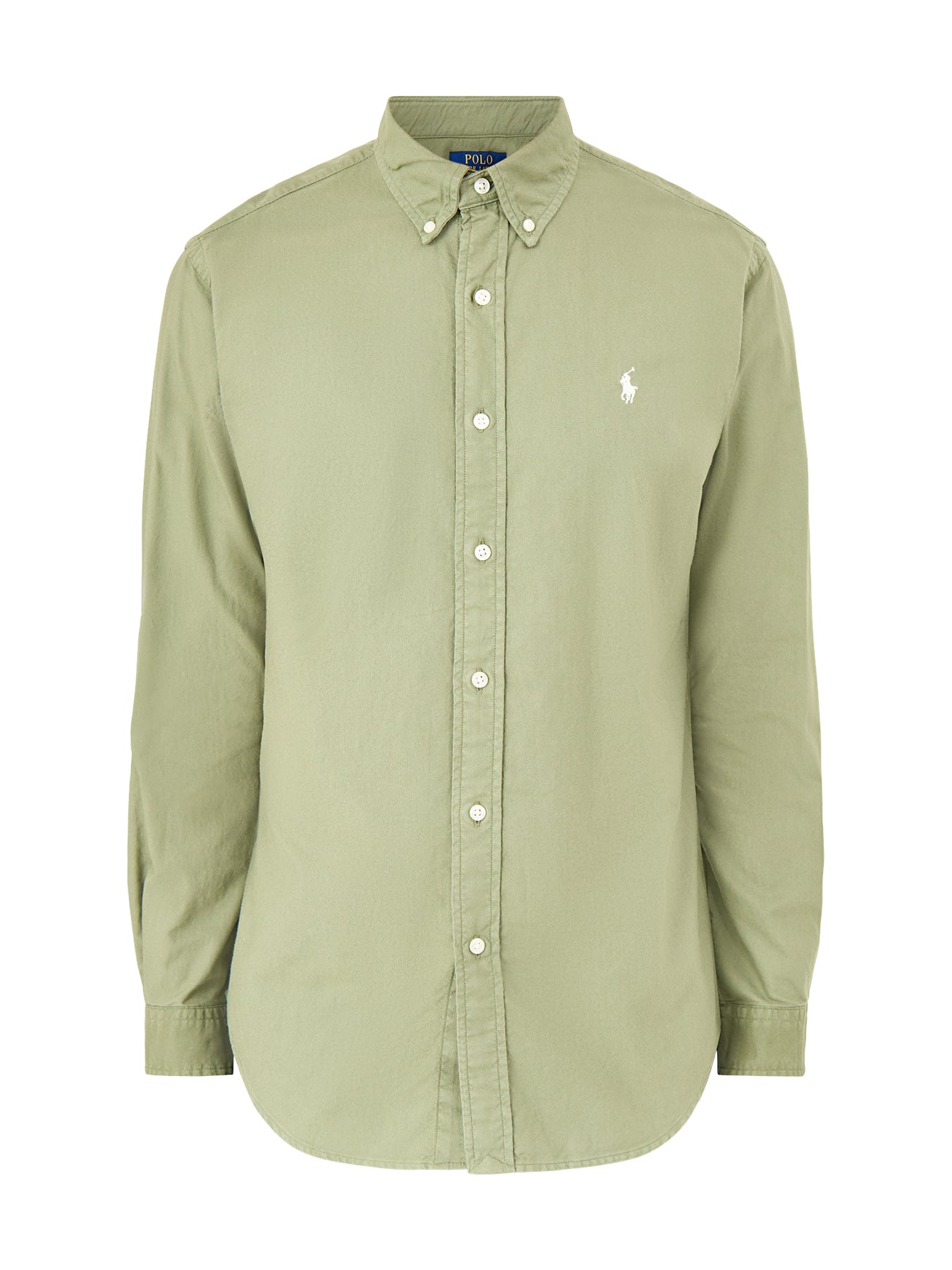 Garment-Dyed Oxford Shirt Khaki
