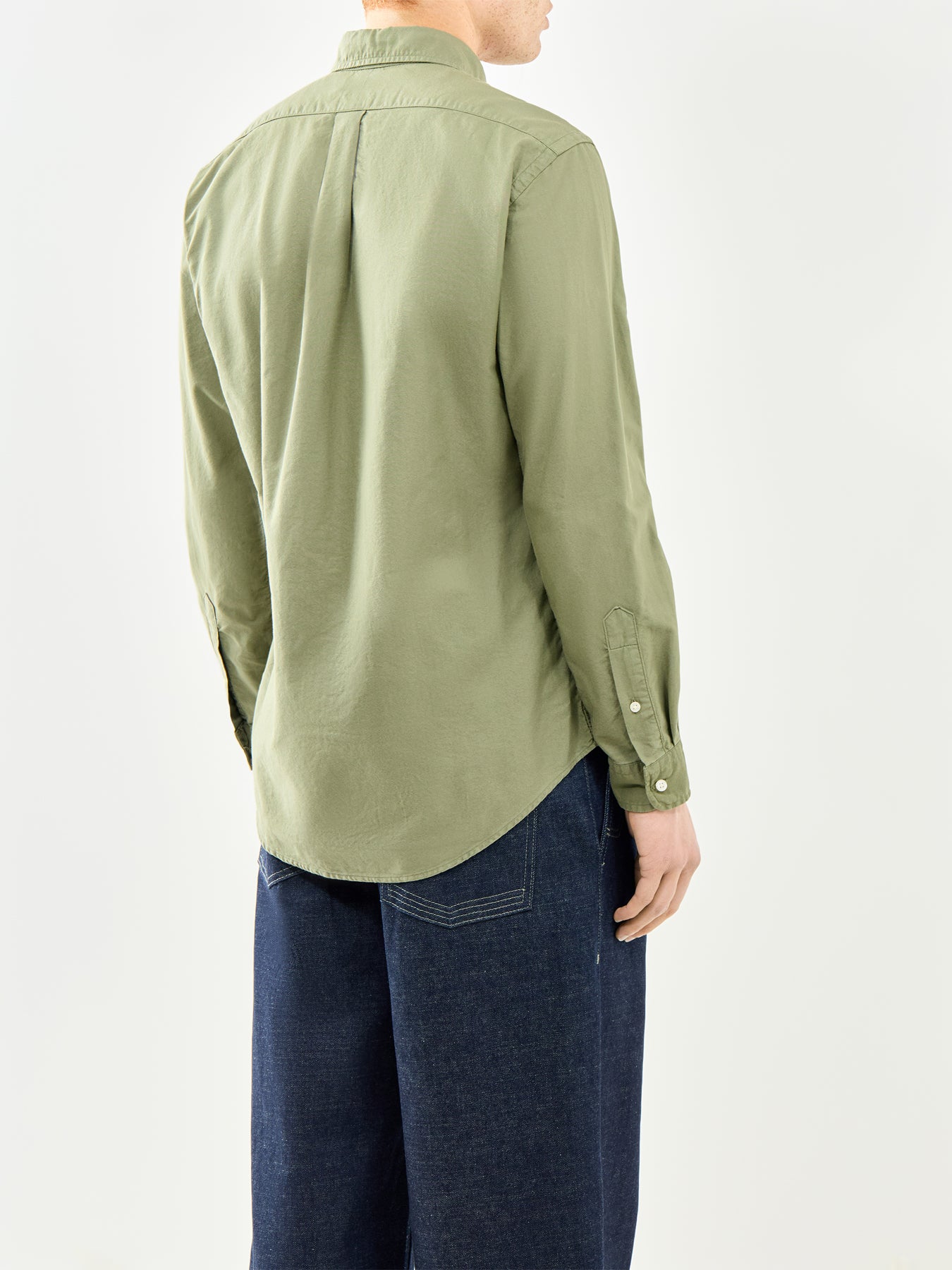 Garment-Dyed Oxford Shirt Khaki