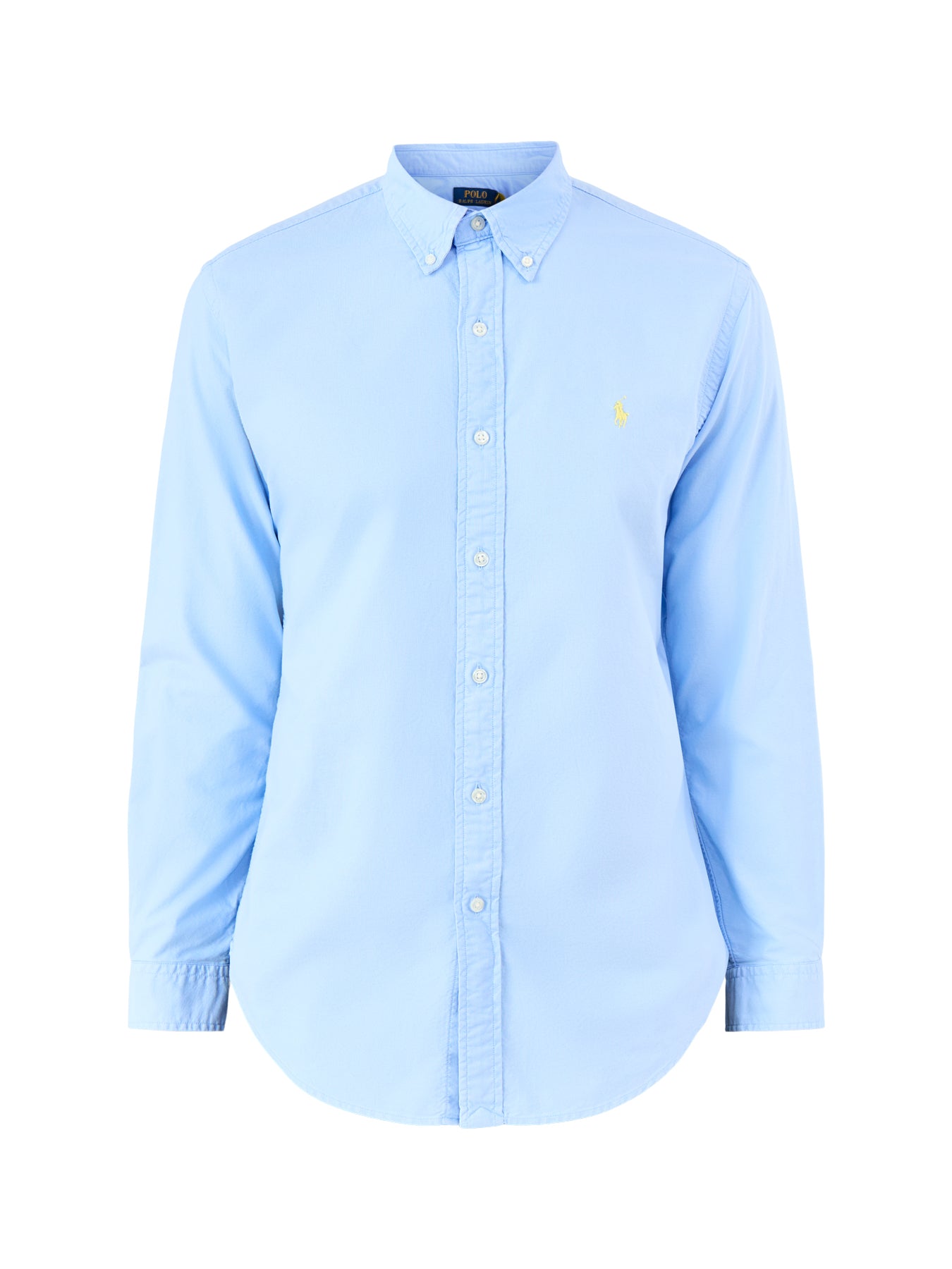 Garment-Dyed Oxford Shirt Blue