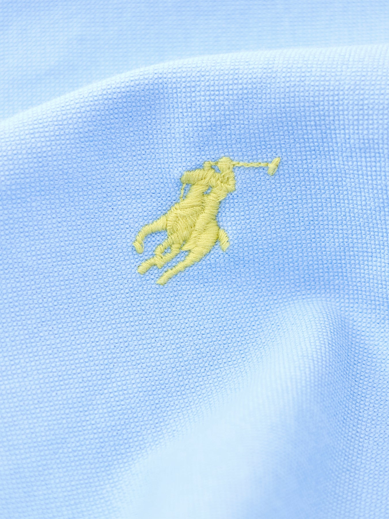 Garment-Dyed Oxford Shirt Blue