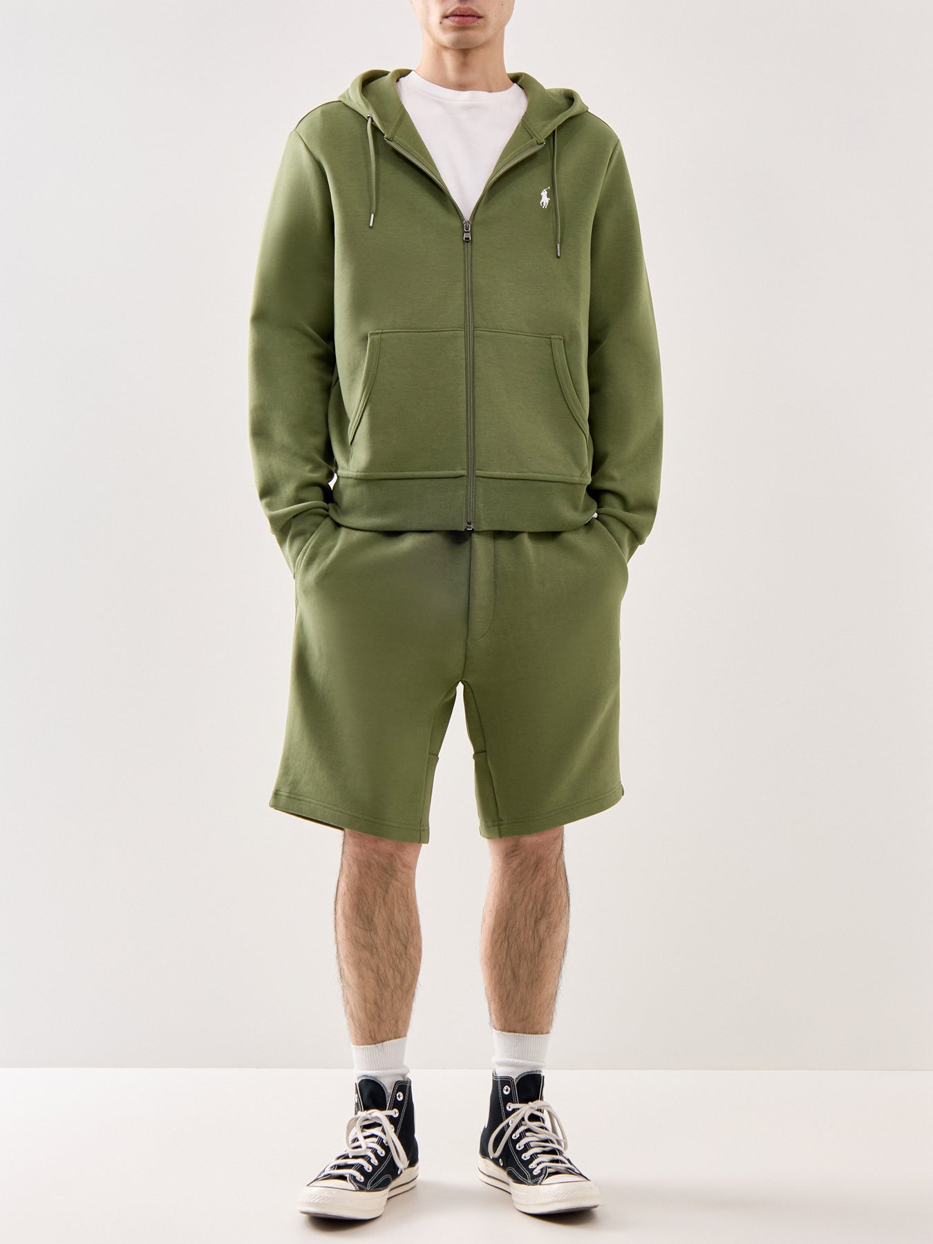 Double Knit Shorts Olive