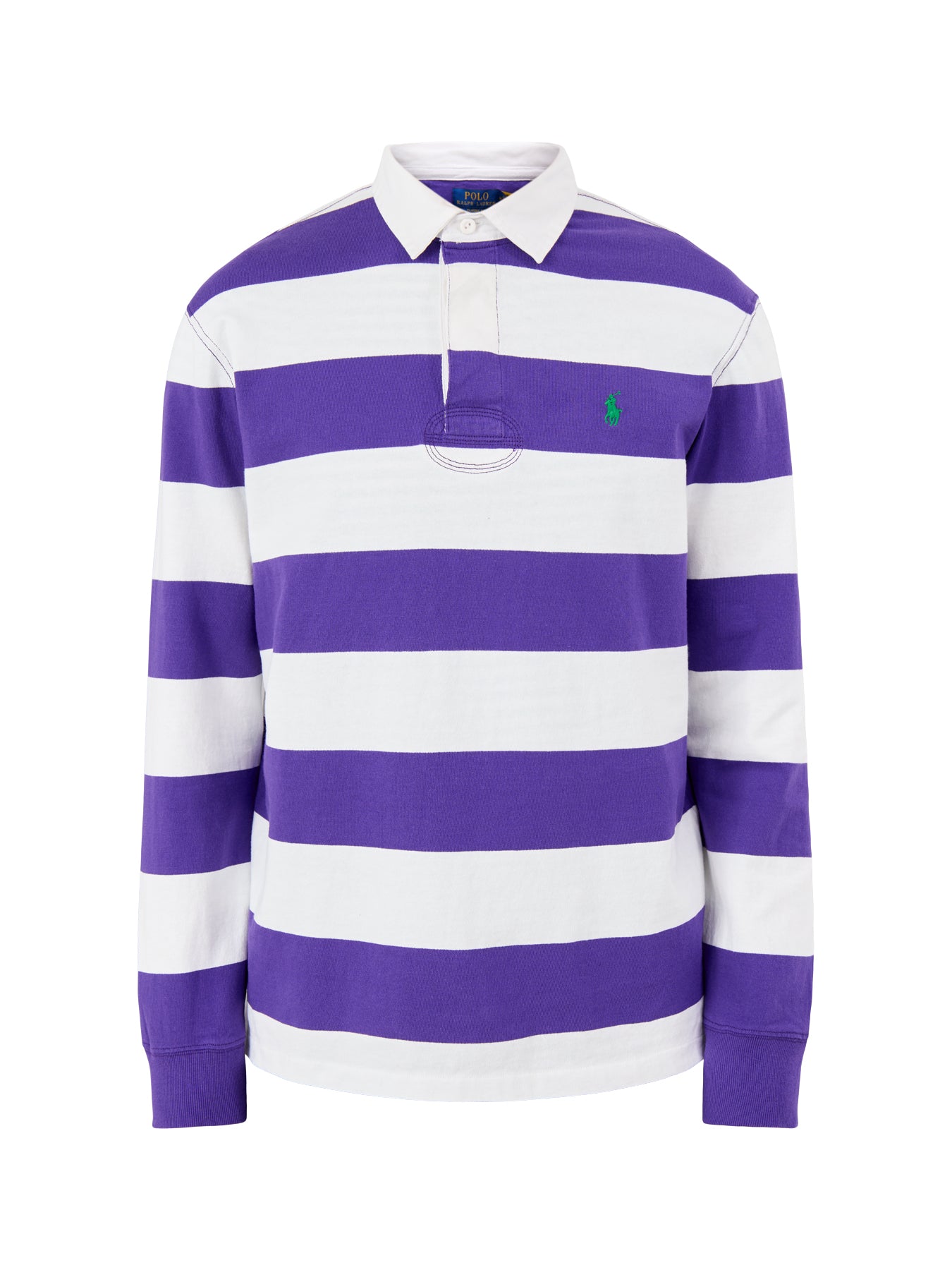 Stripe Rugby Shirt Purple