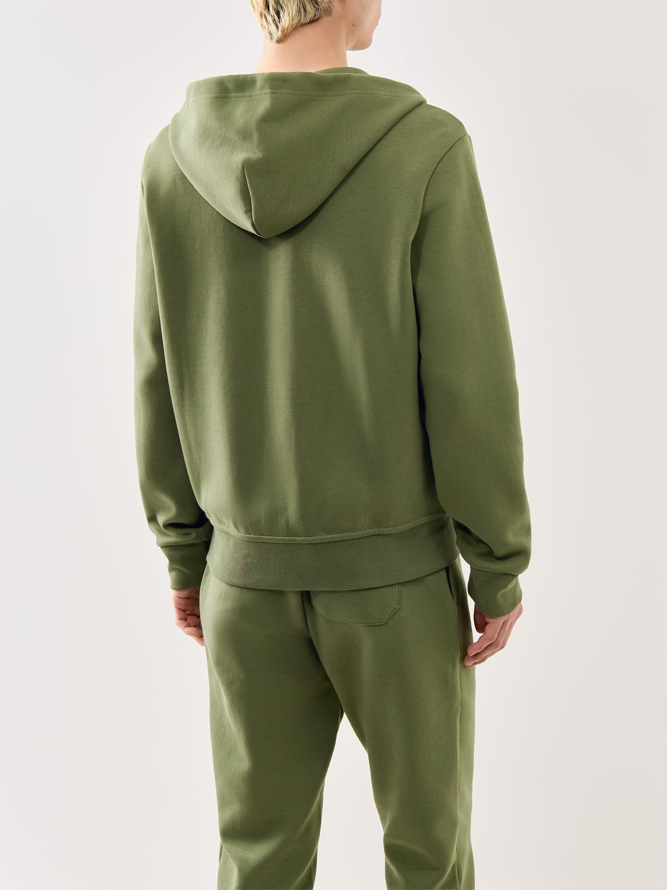 Double Knit Hoodie Olive