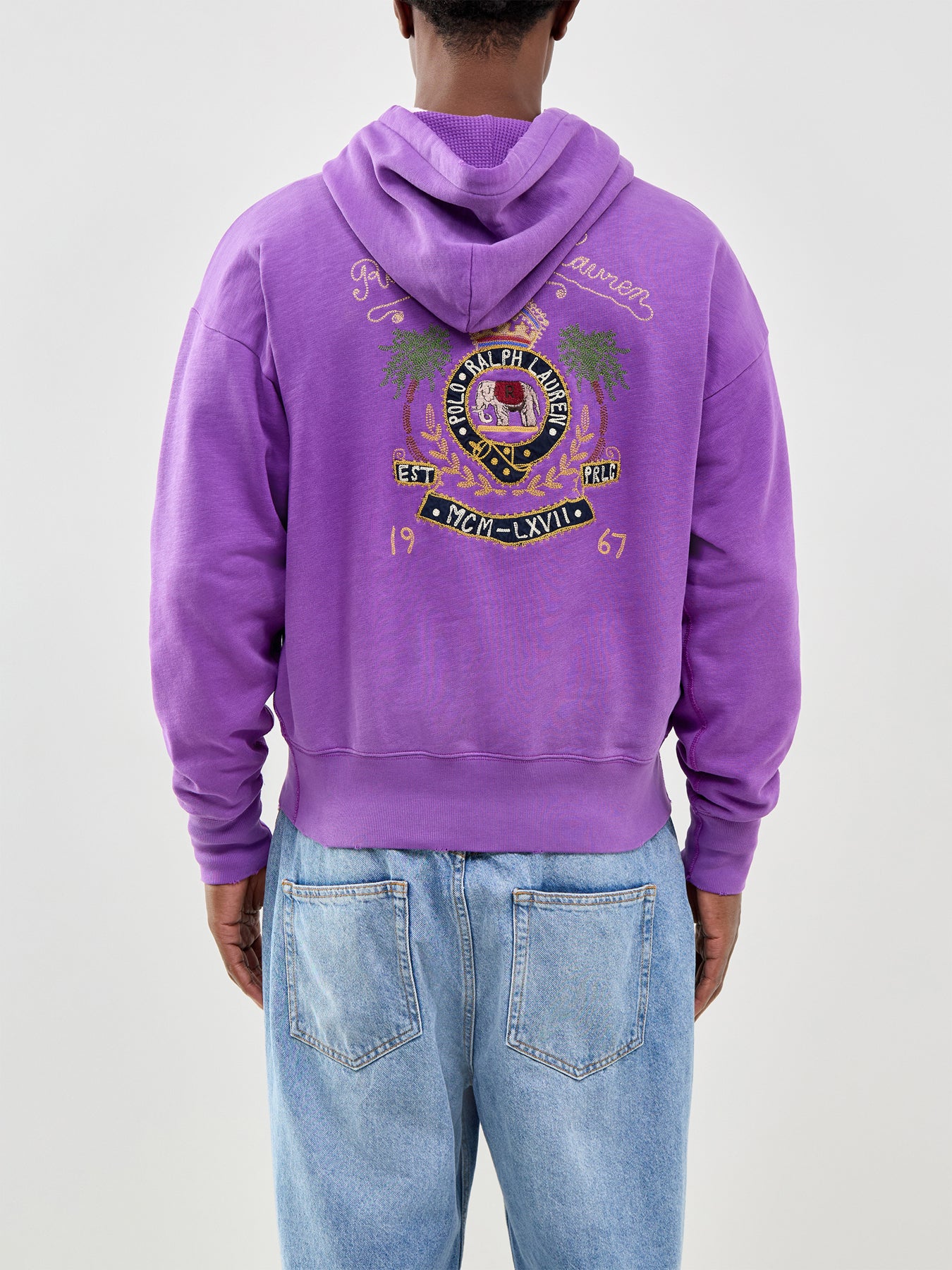 Crest Overhead Hoodie Purple