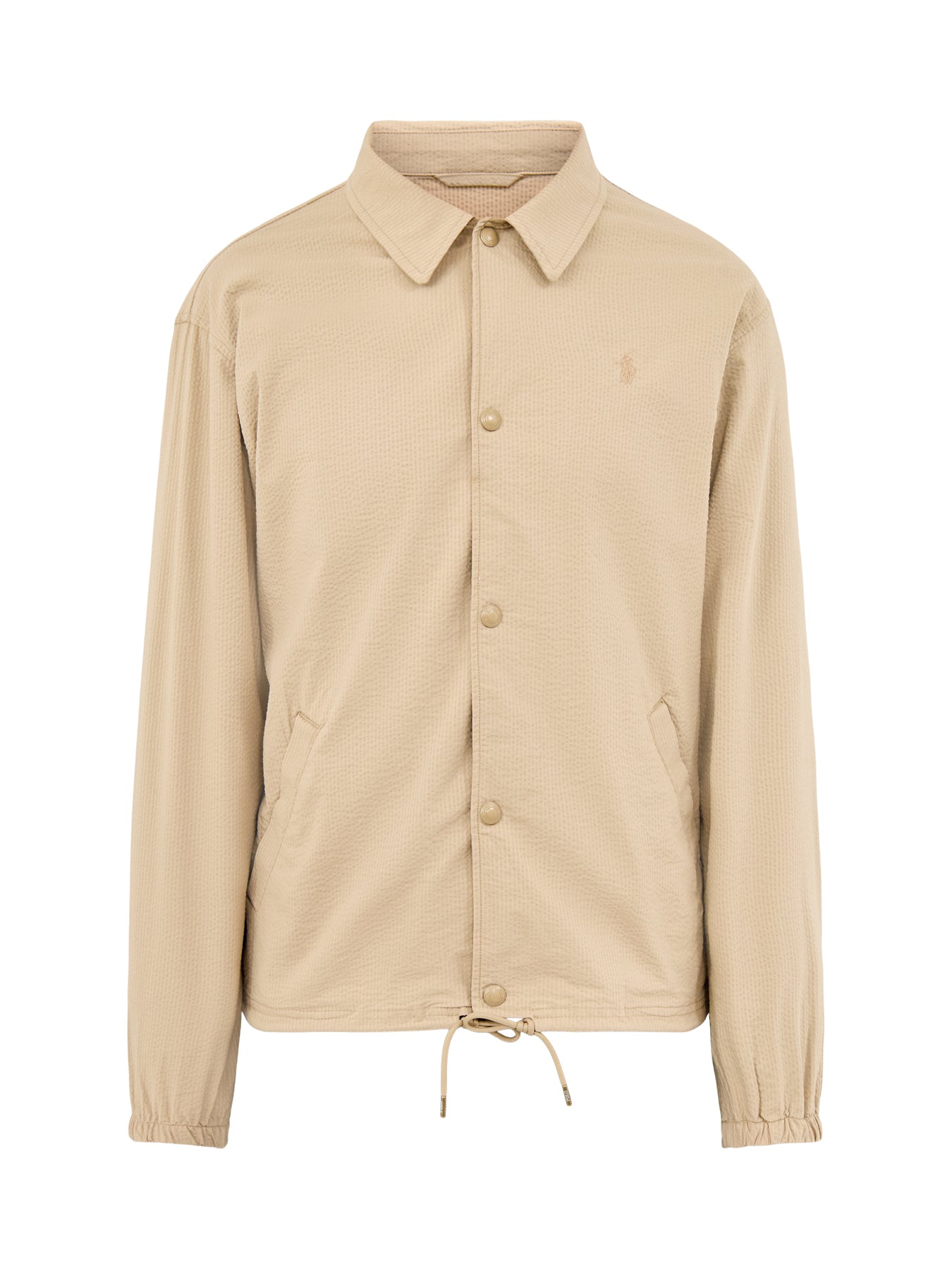 Seersucker Coach Jacket Beige