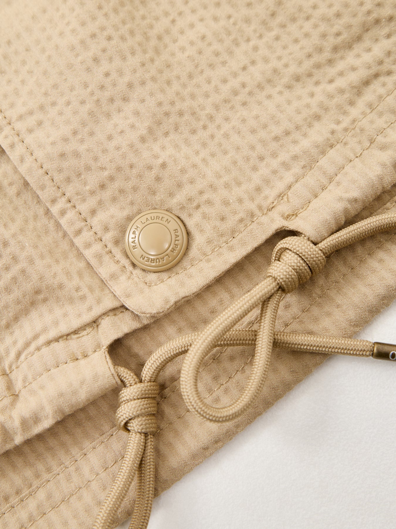 Seersucker Coach Jacket Beige