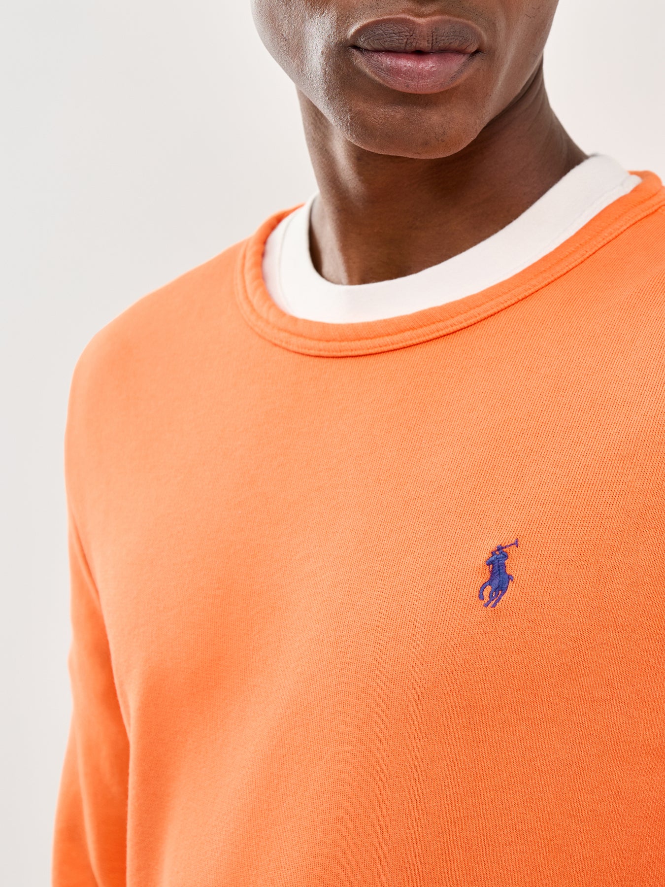 Island Terry Crew Sweat Orange