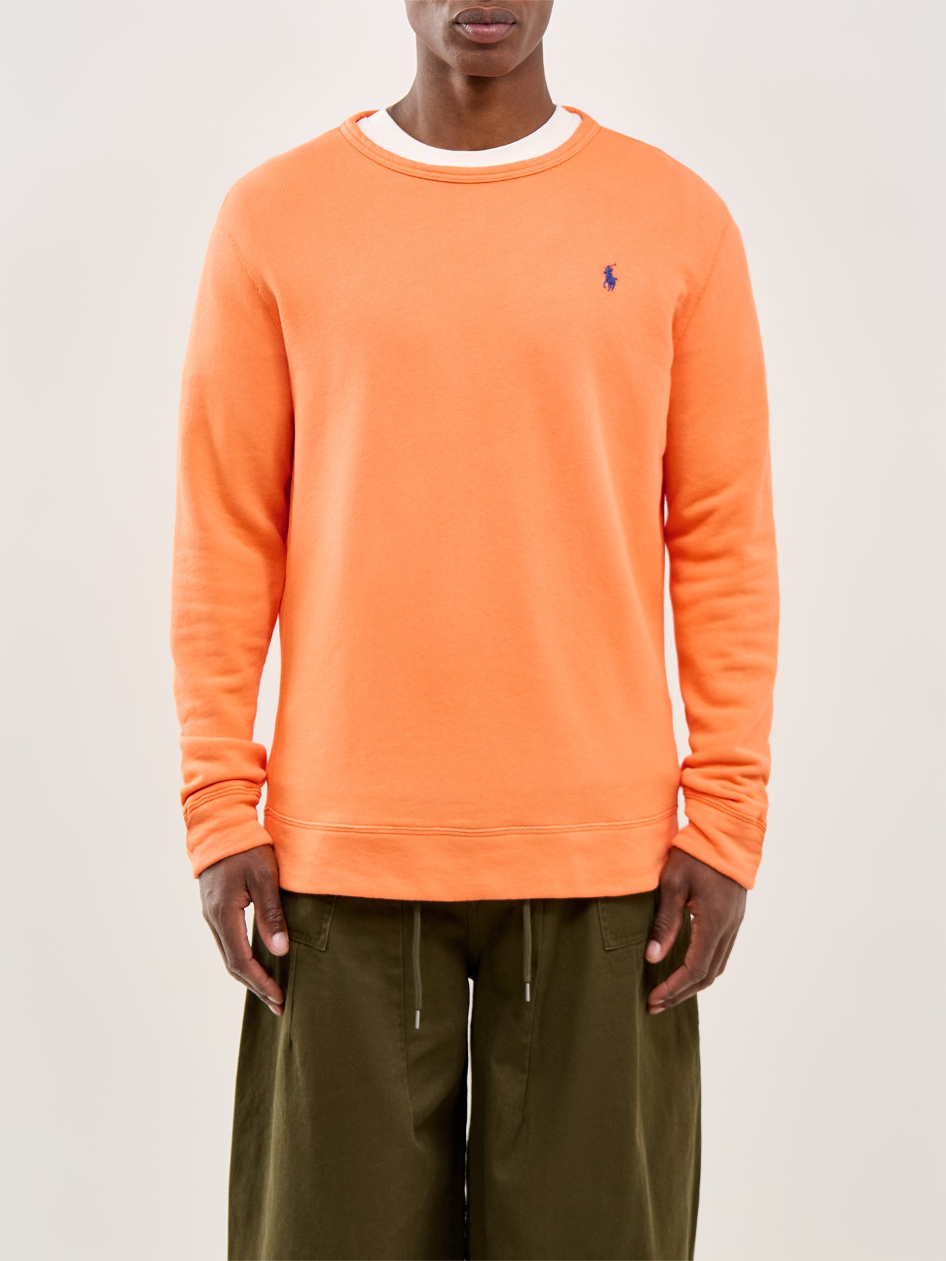 Island Terry Crew Sweat Orange