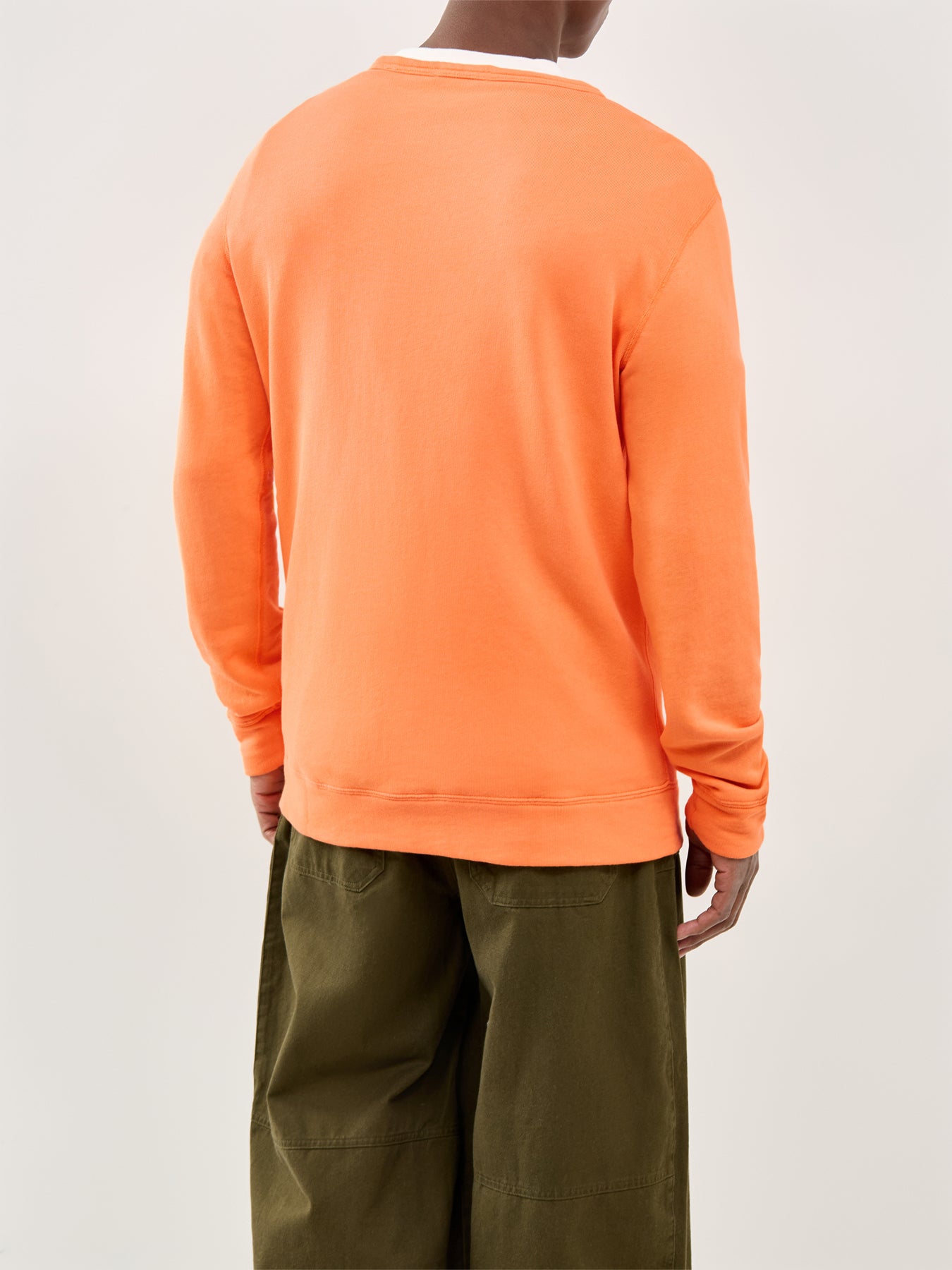 Island Terry Crew Sweat Orange