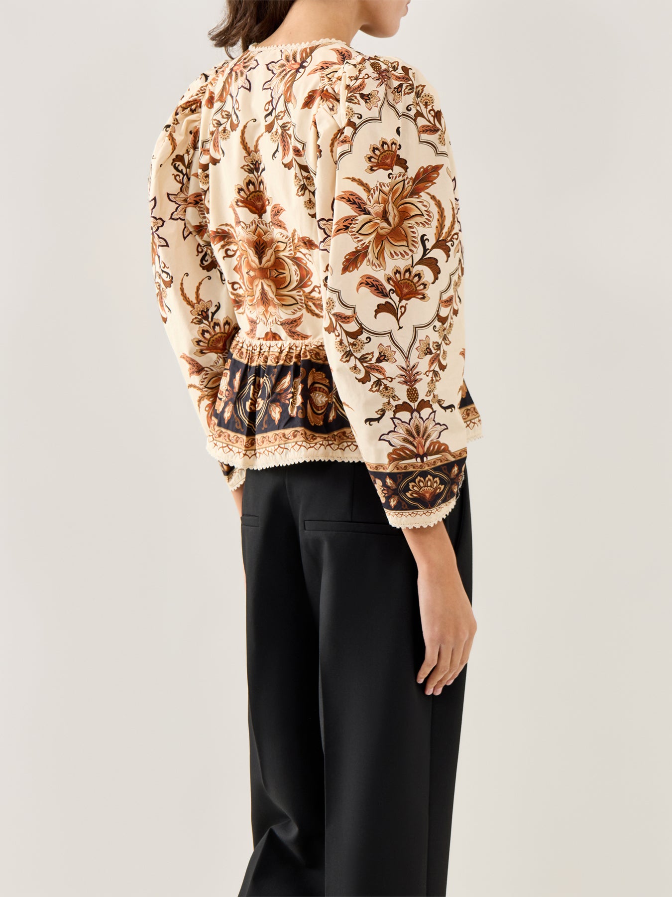 Majestic Garden Printed Blouse Multi