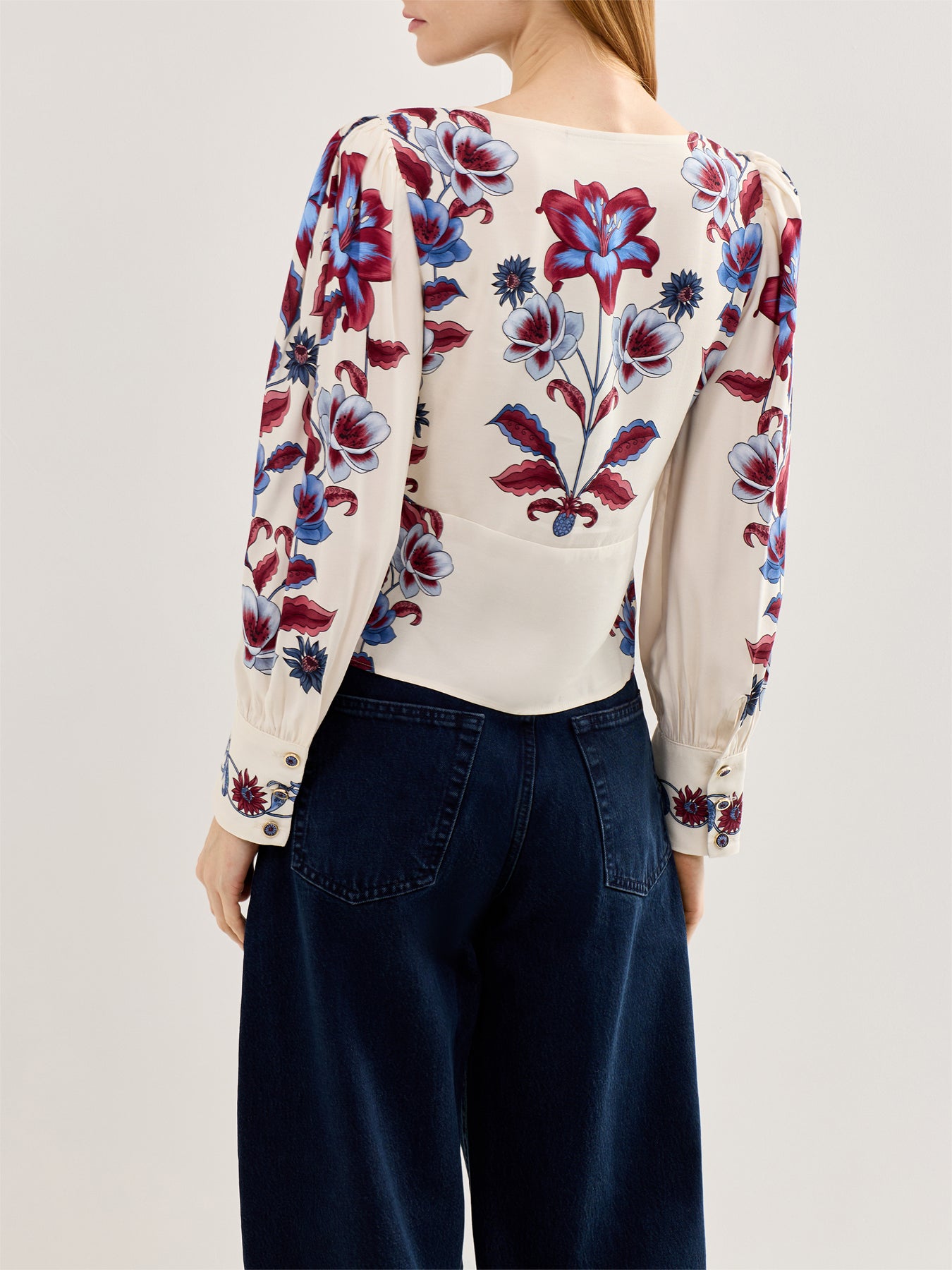 Malu Short-Sleeve Blouse Multi