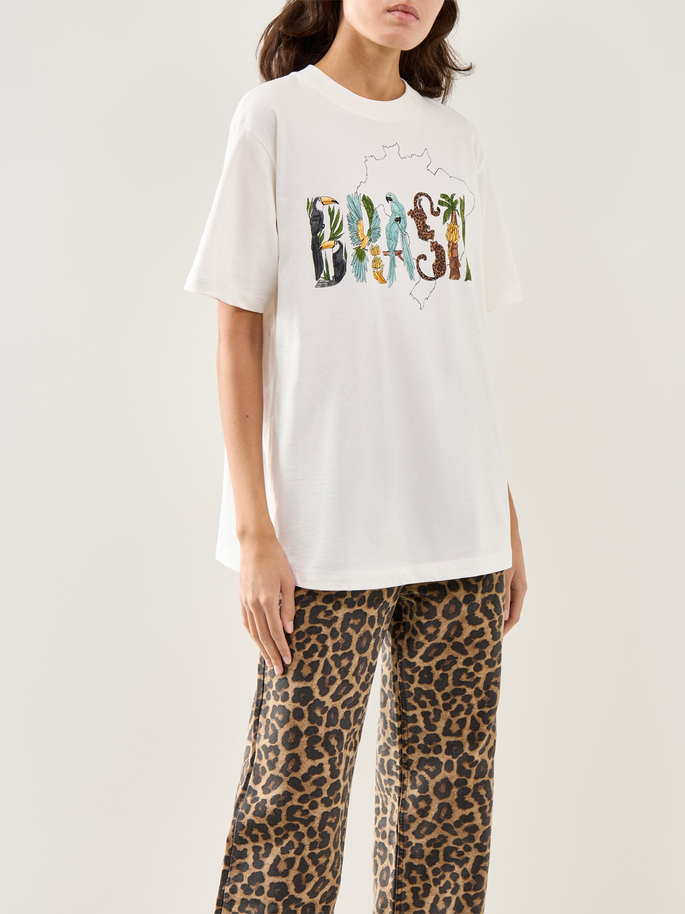 Brasil Relaxed Graphic T-Shirt Multi