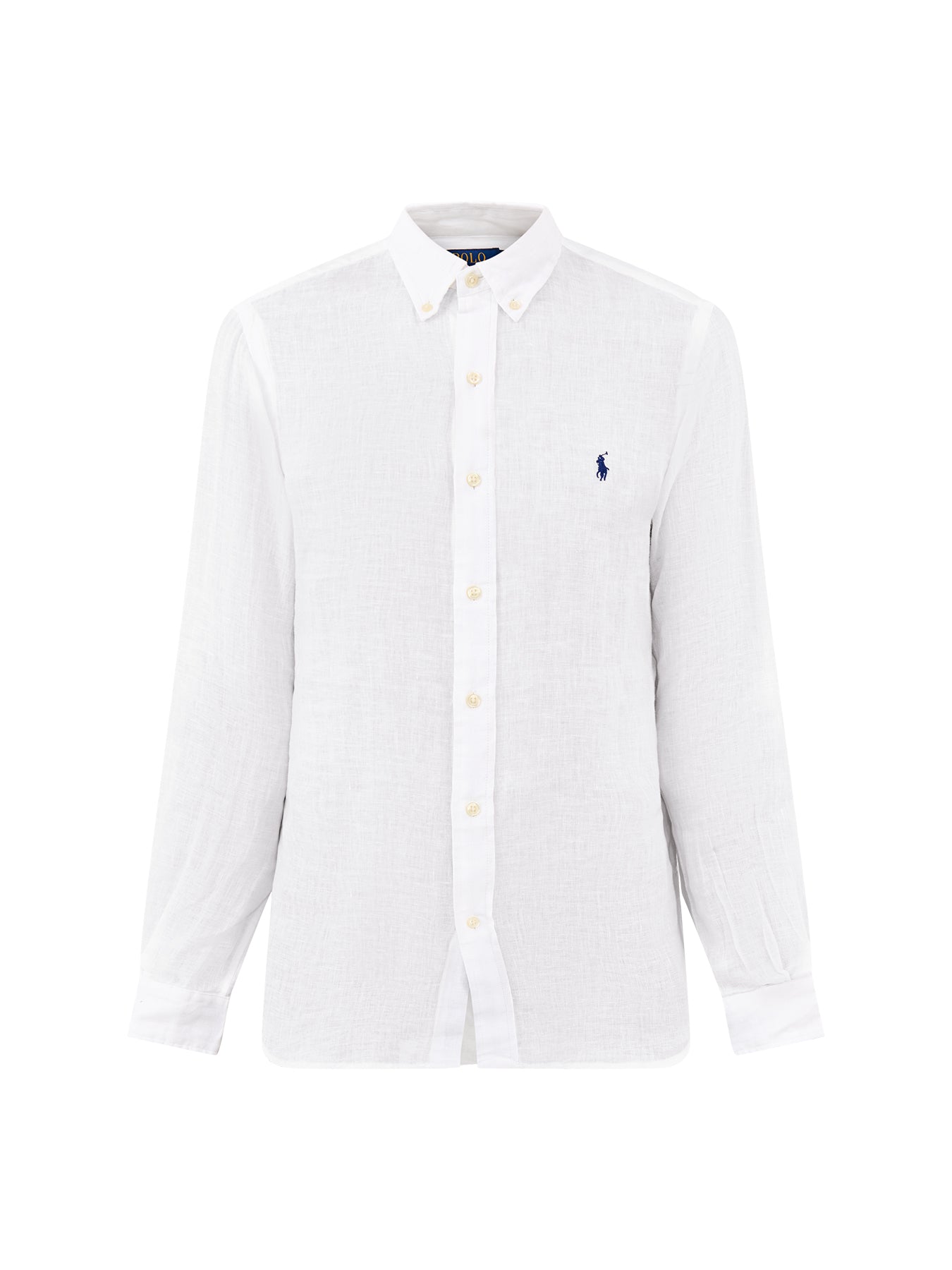 Custom Fit Linen Shirt White