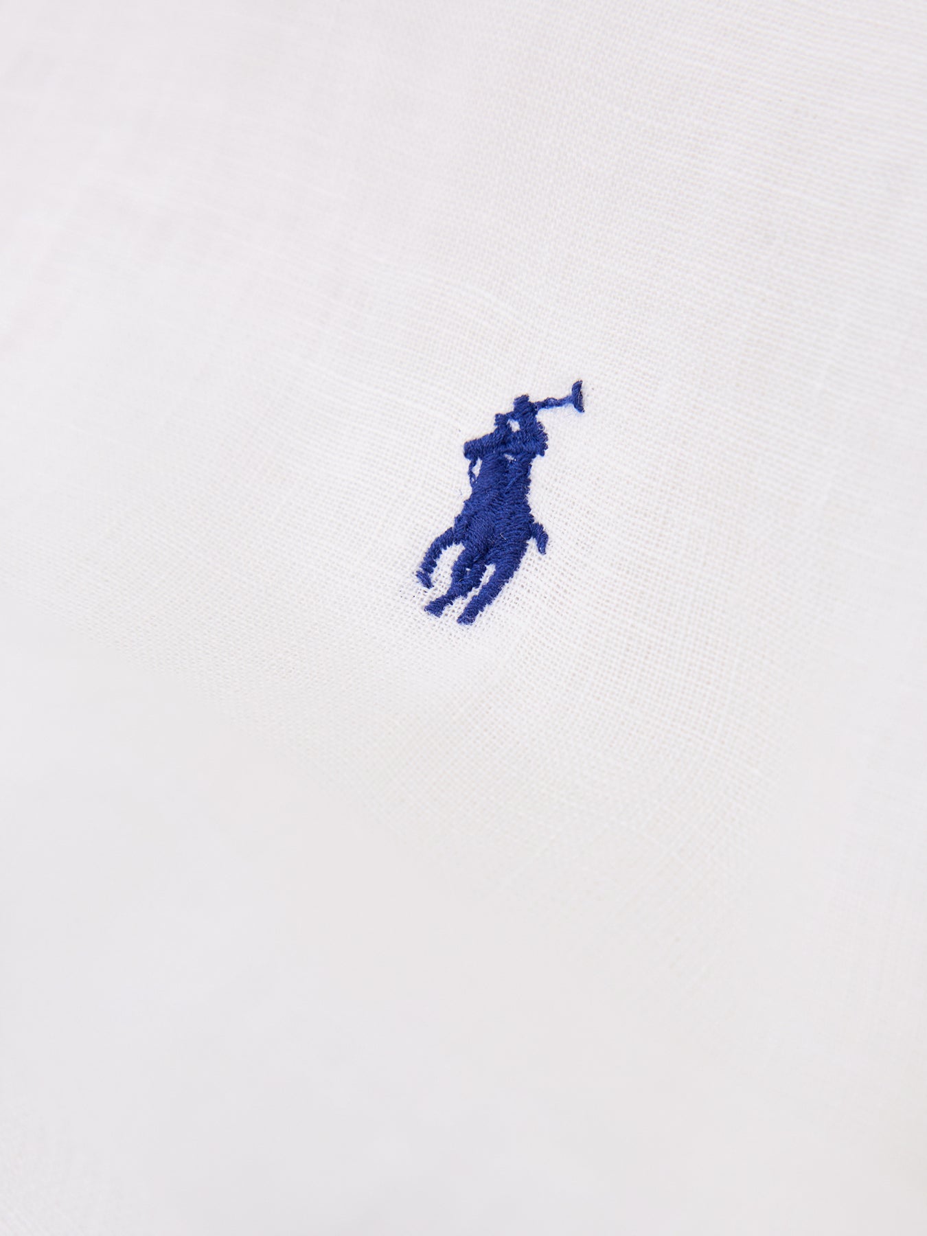 Custom Fit Linen Shirt White