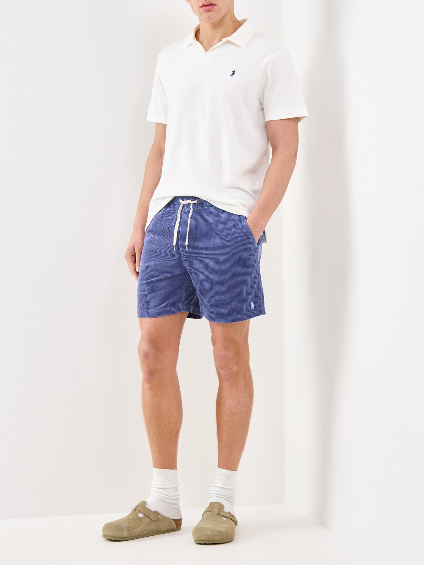 Corduroy Shorts Navy