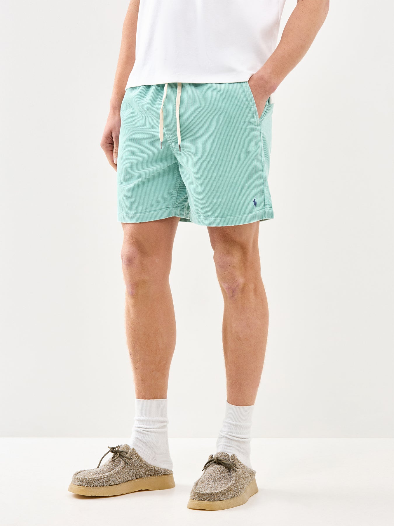 Corduroy Shorts Green