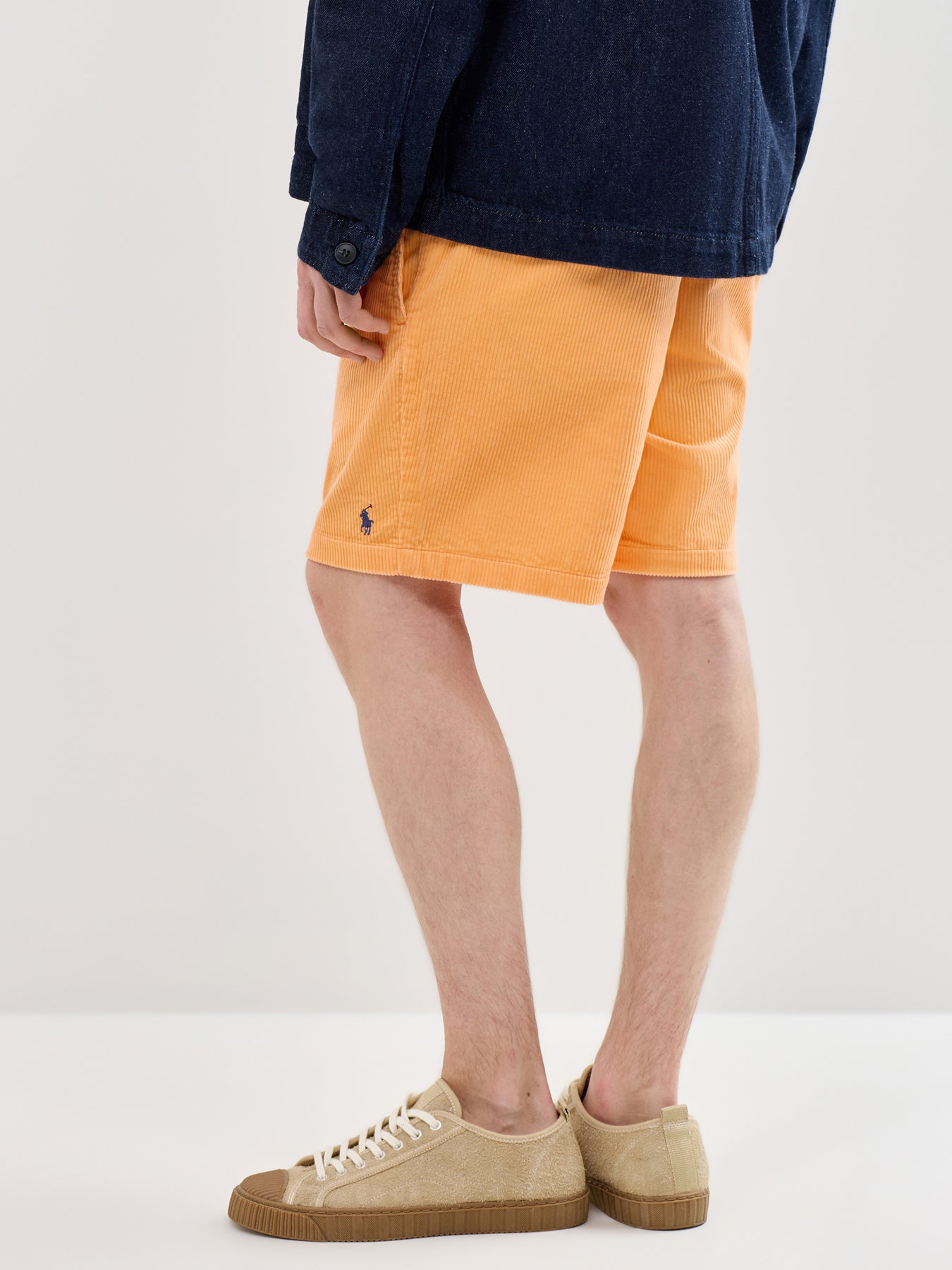 Corduroy Shorts Orange