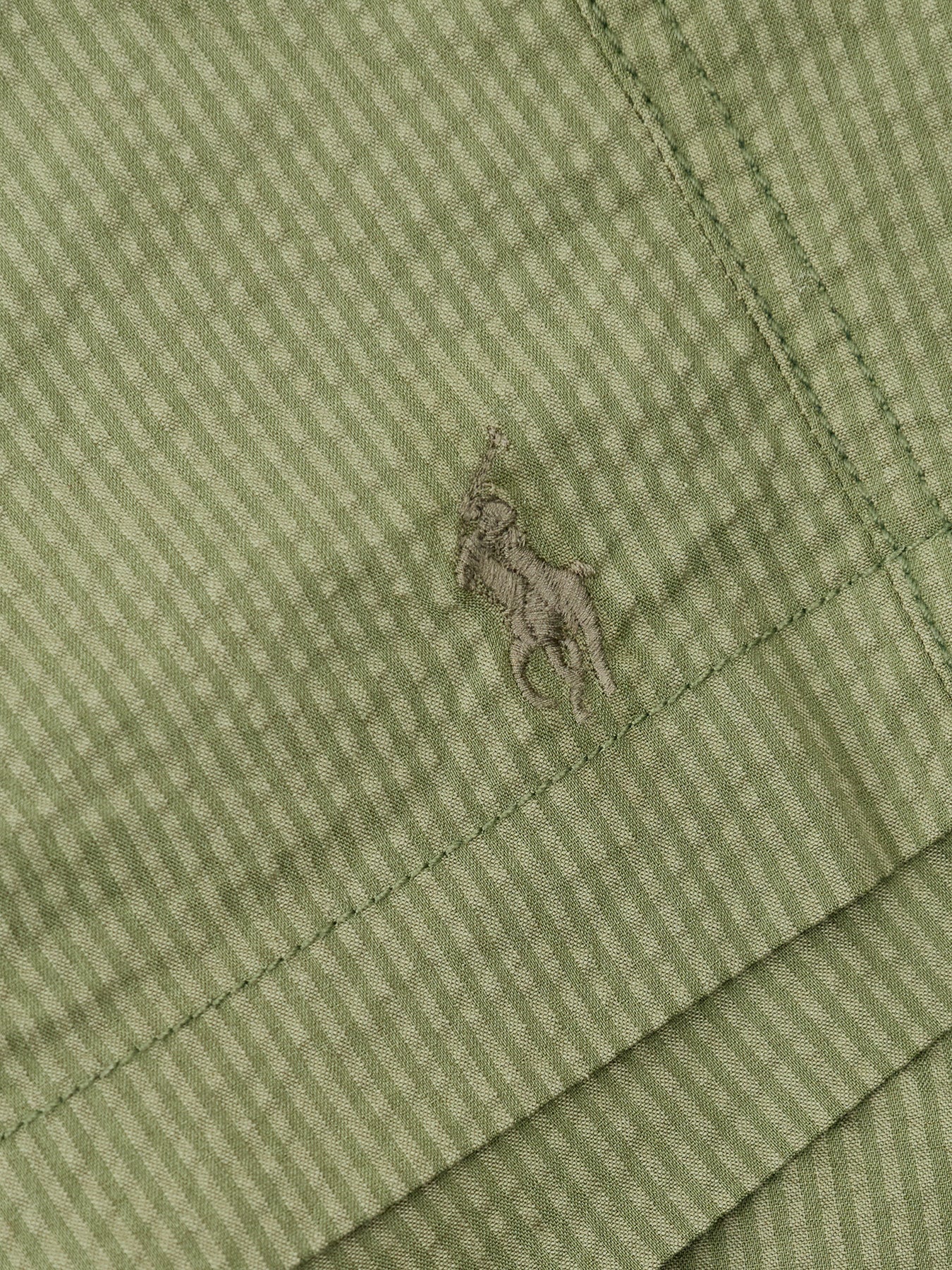 Seersucker Shorts Olive