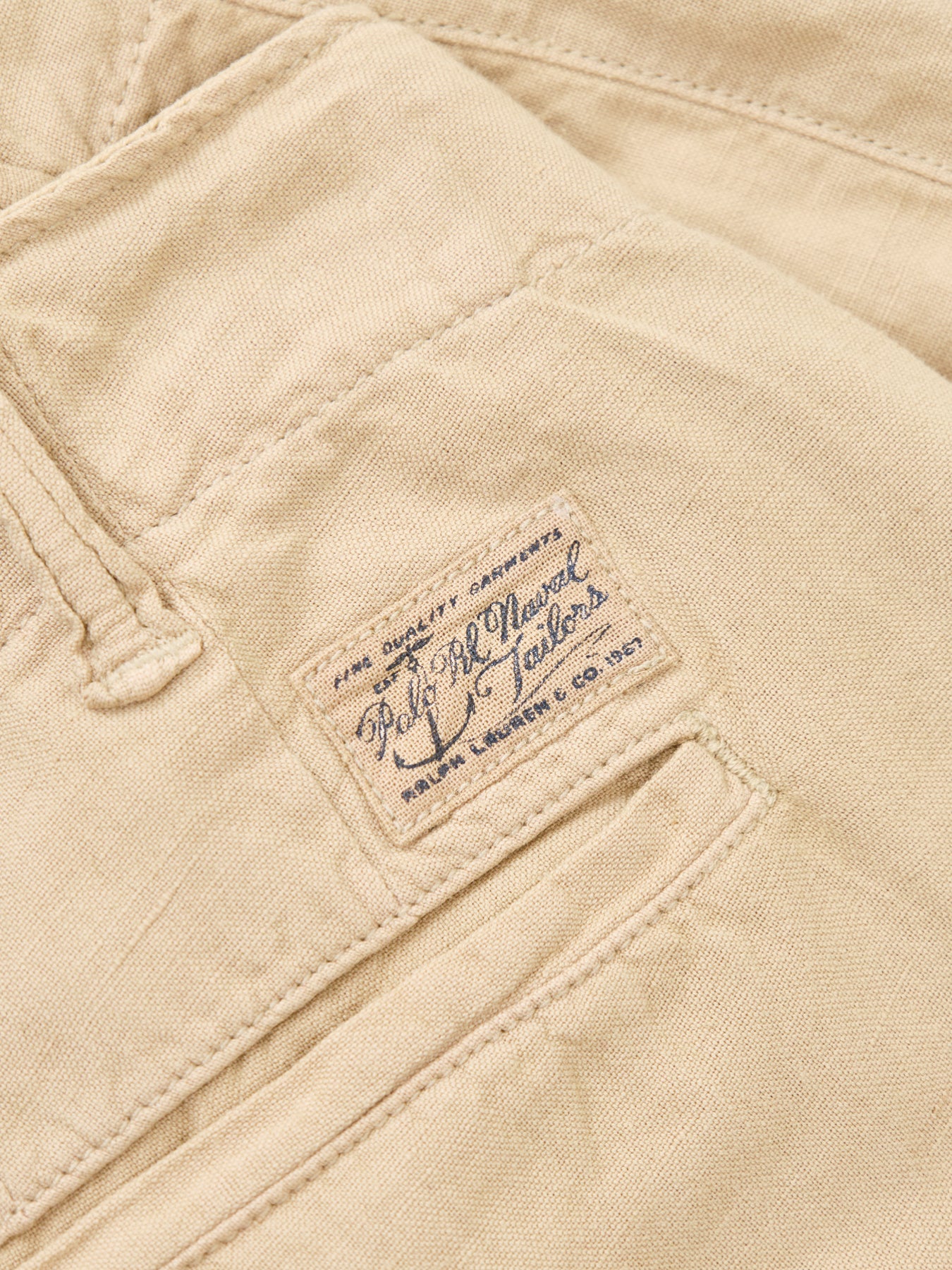Linen Cotton Shorts Beige