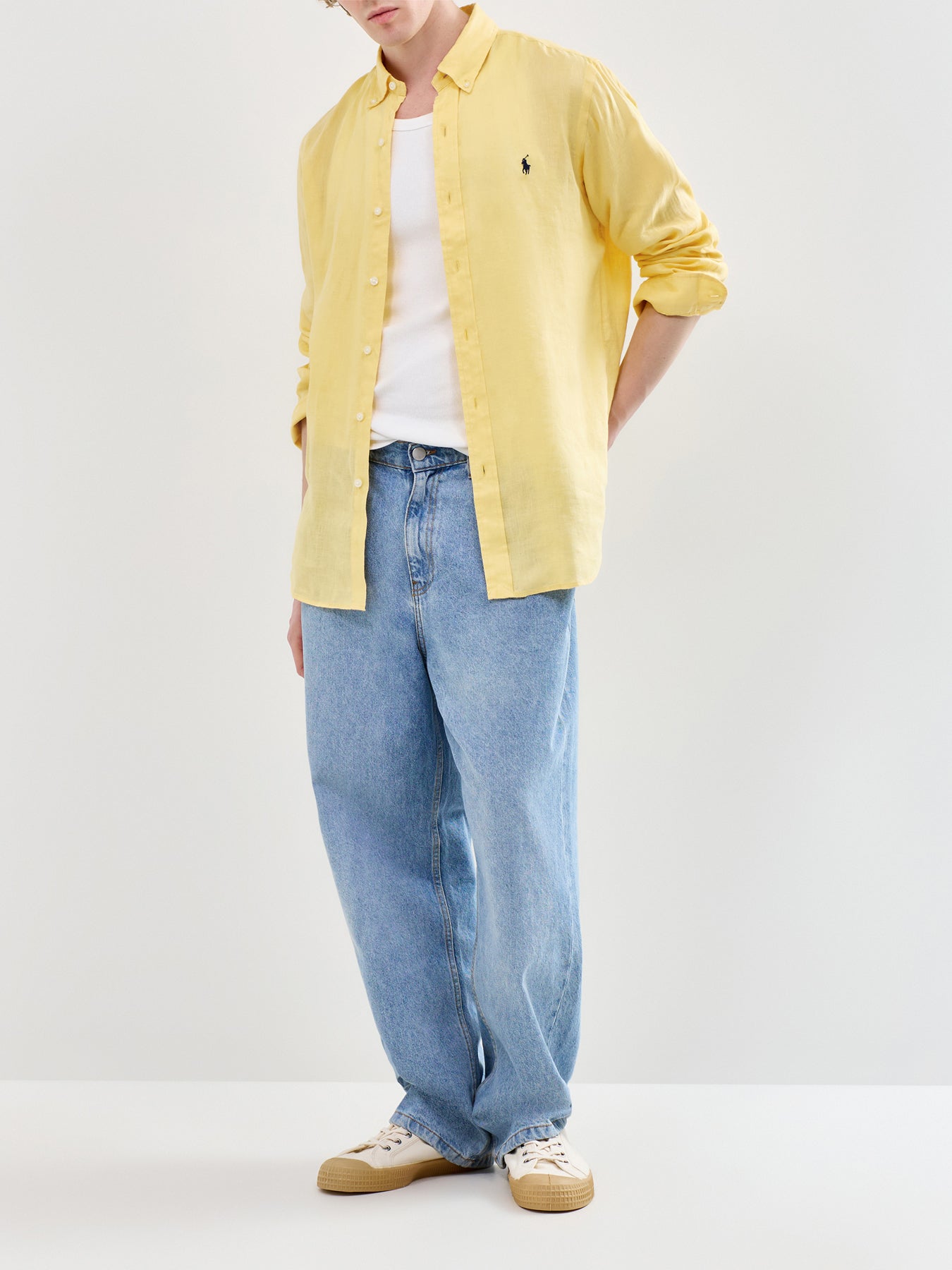 Linen Shirt Yellow