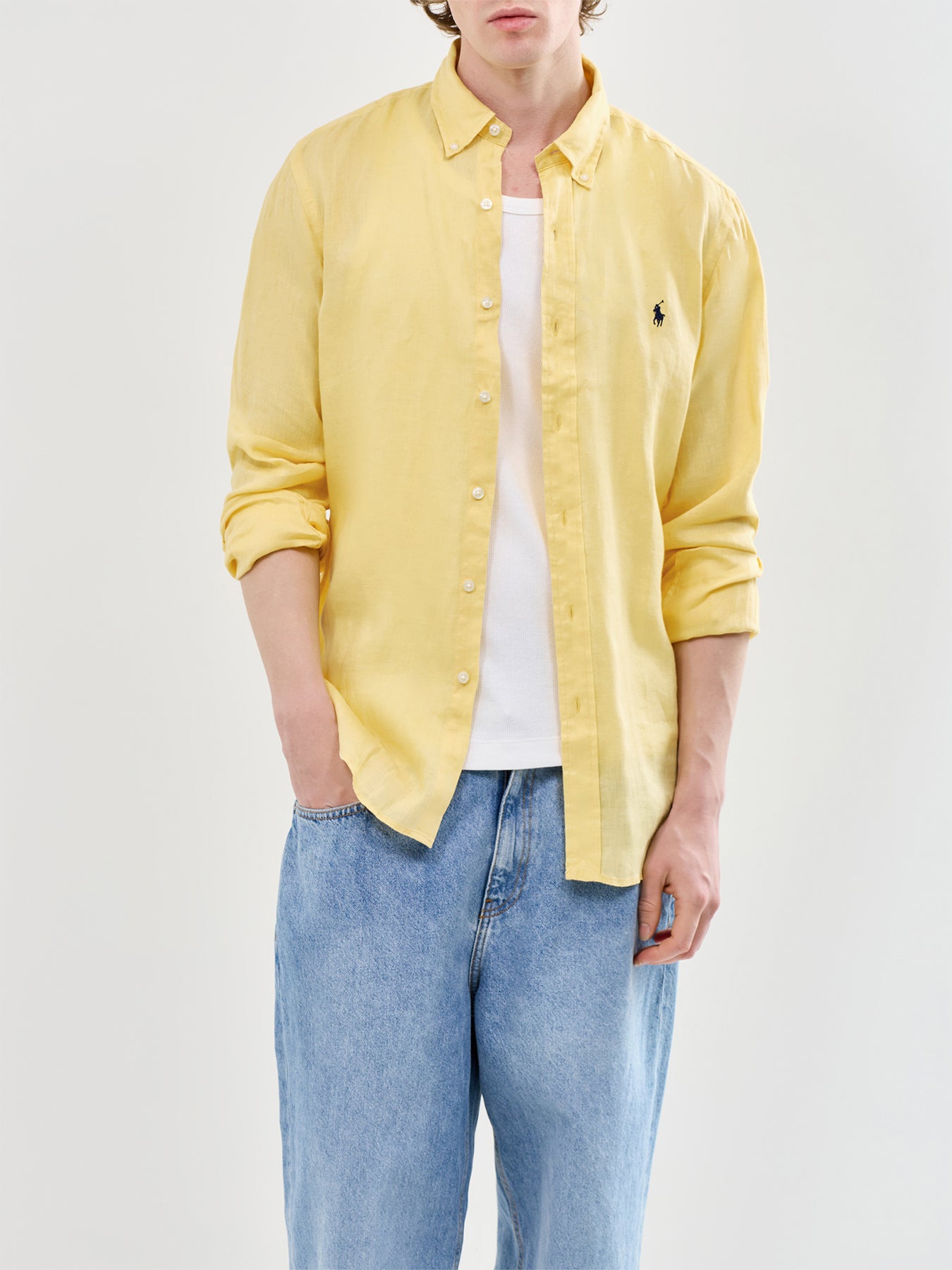 Linen Shirt Yellow