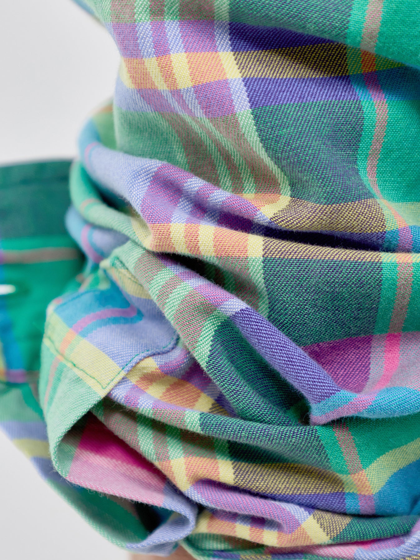Lightweight Check Shirt Green