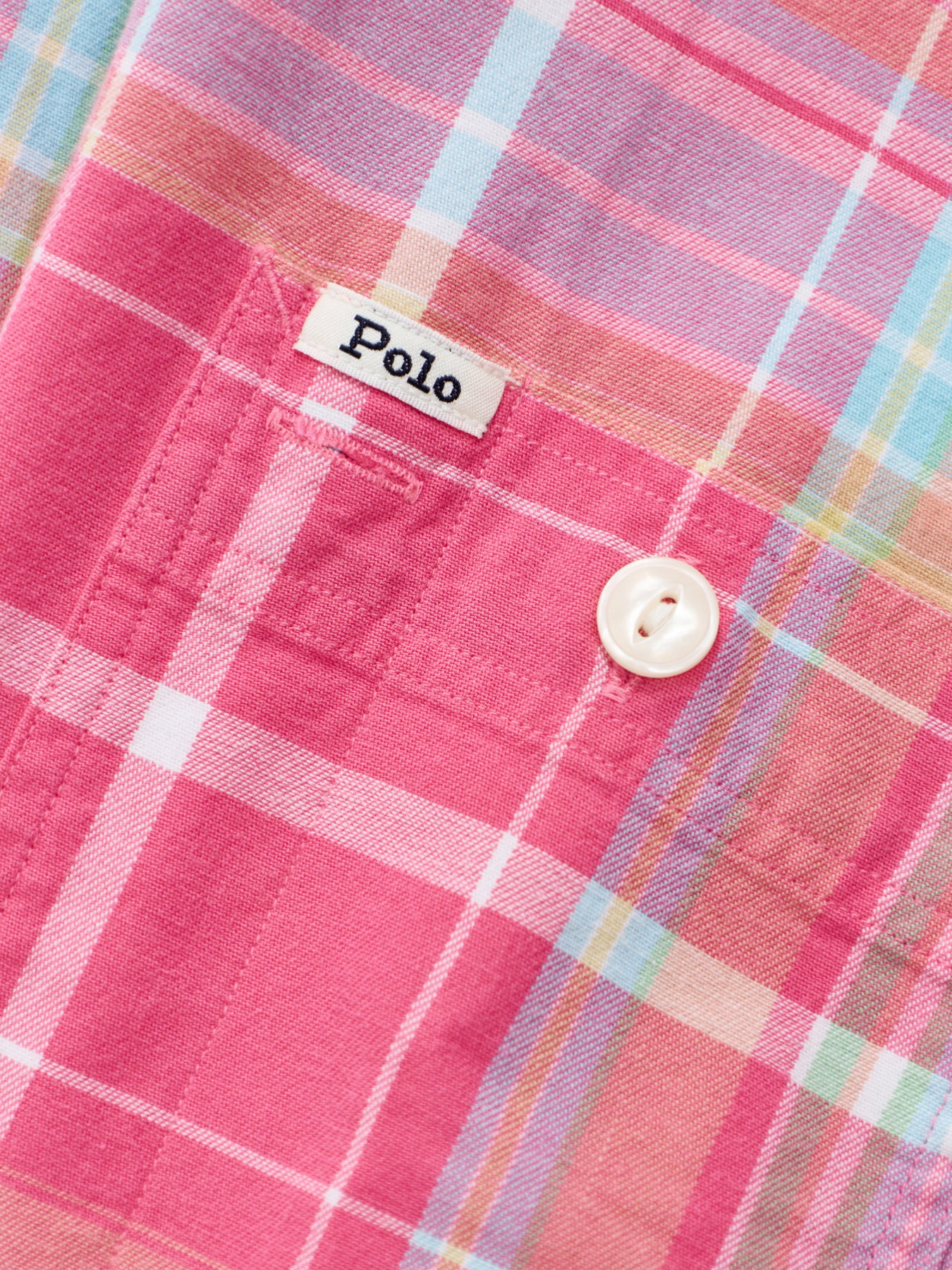 Lightweight Check Shirt Pink