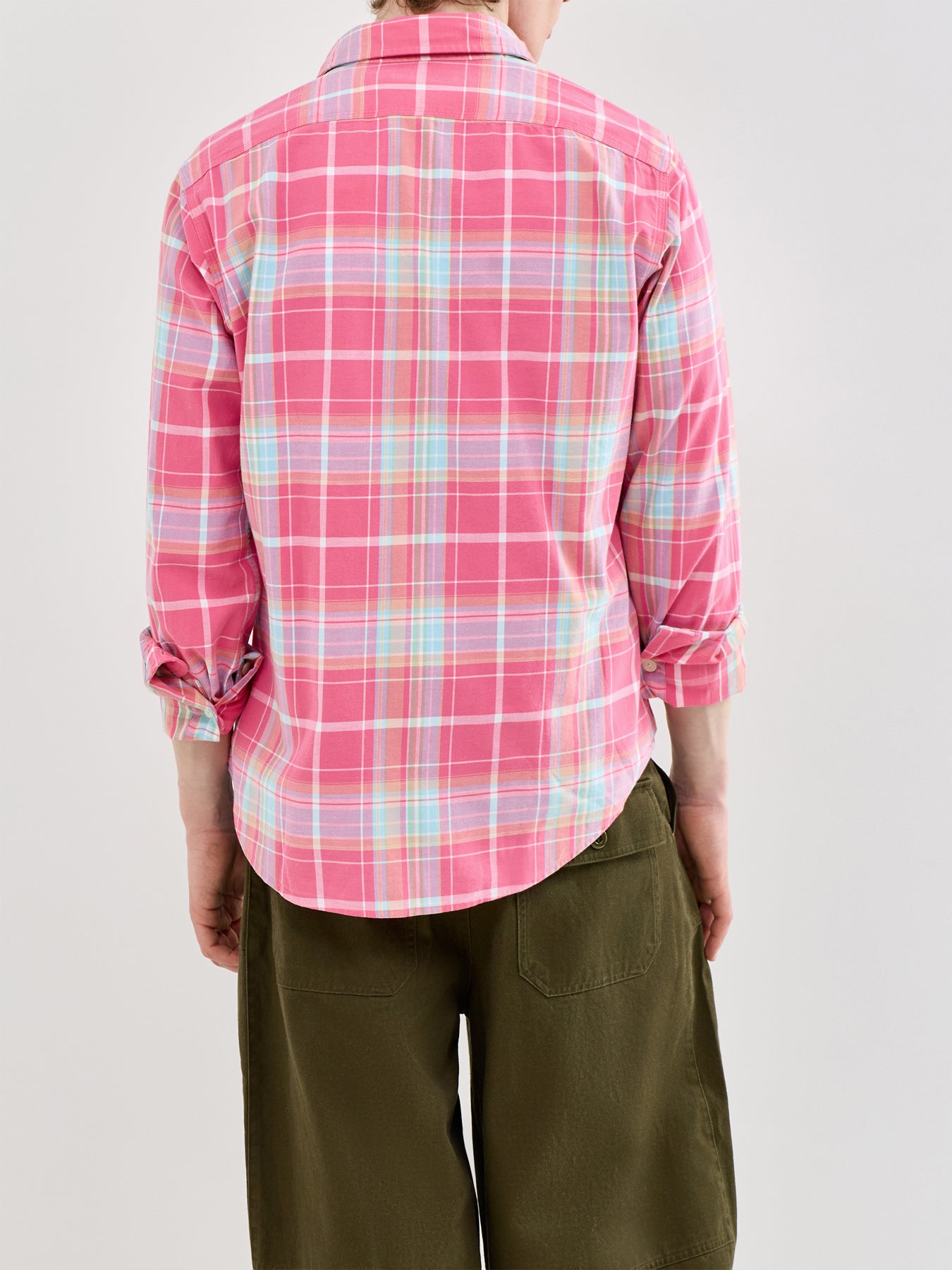 Lightweight Check Shirt Pink