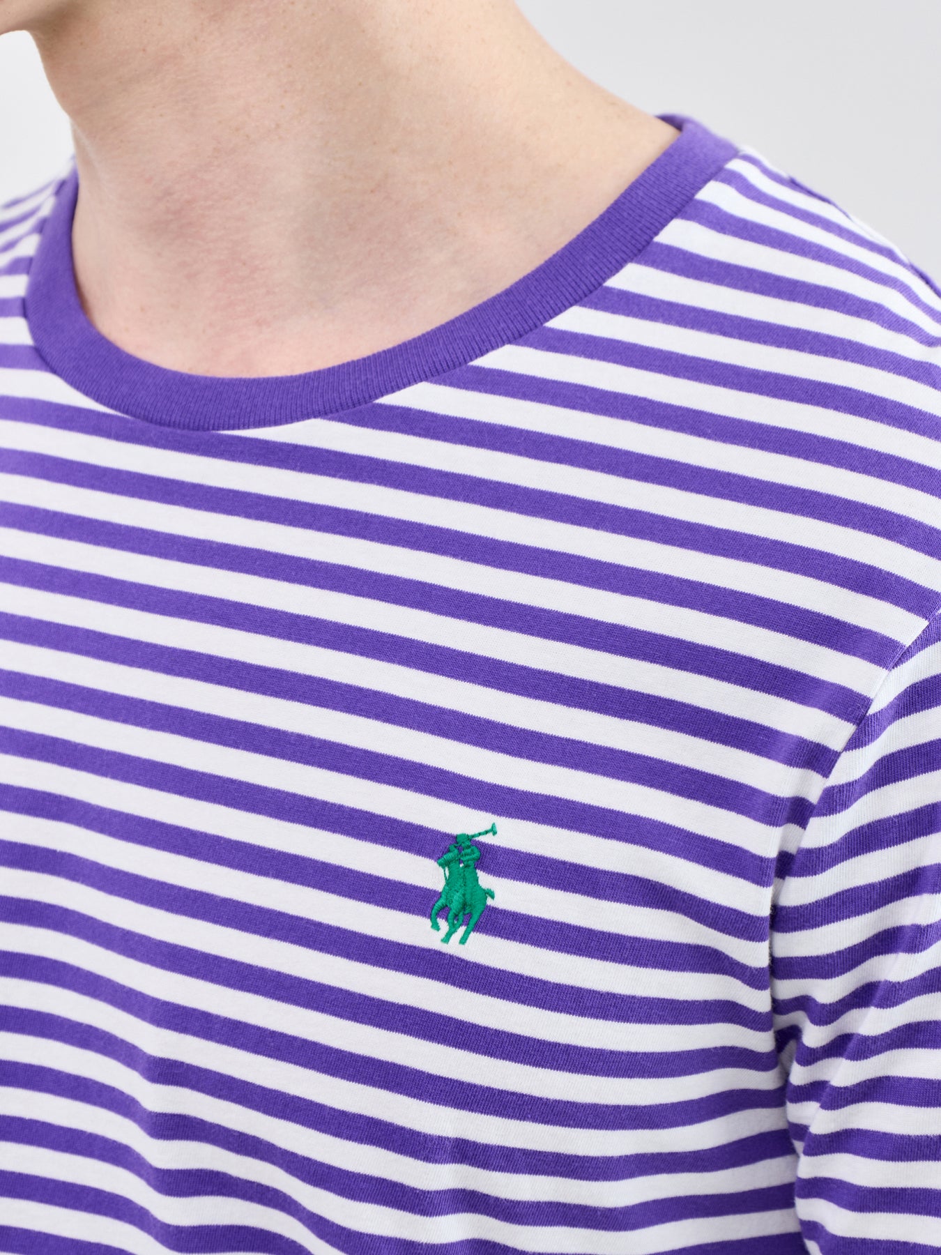 Striped T Shirt Purple