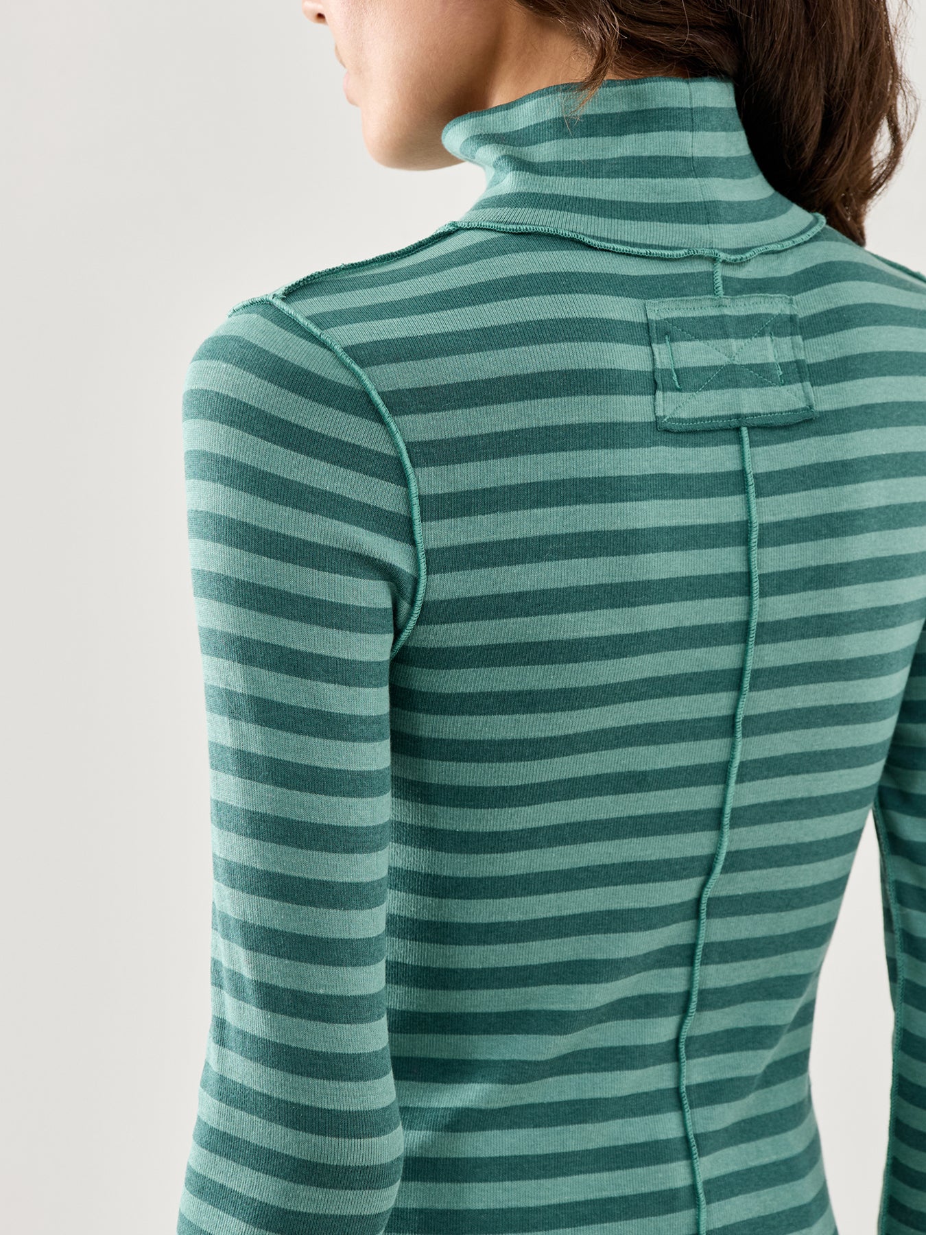 Good Good Turtle Stripe Sweater Green