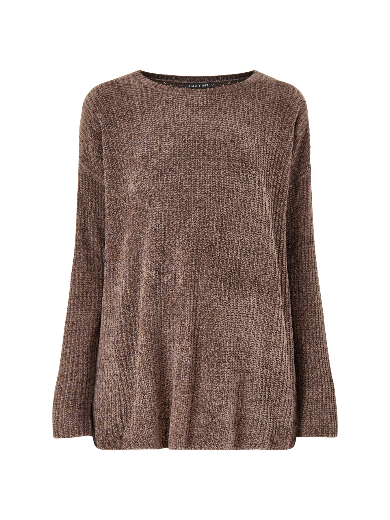 Jewel Neck Sweater Beige