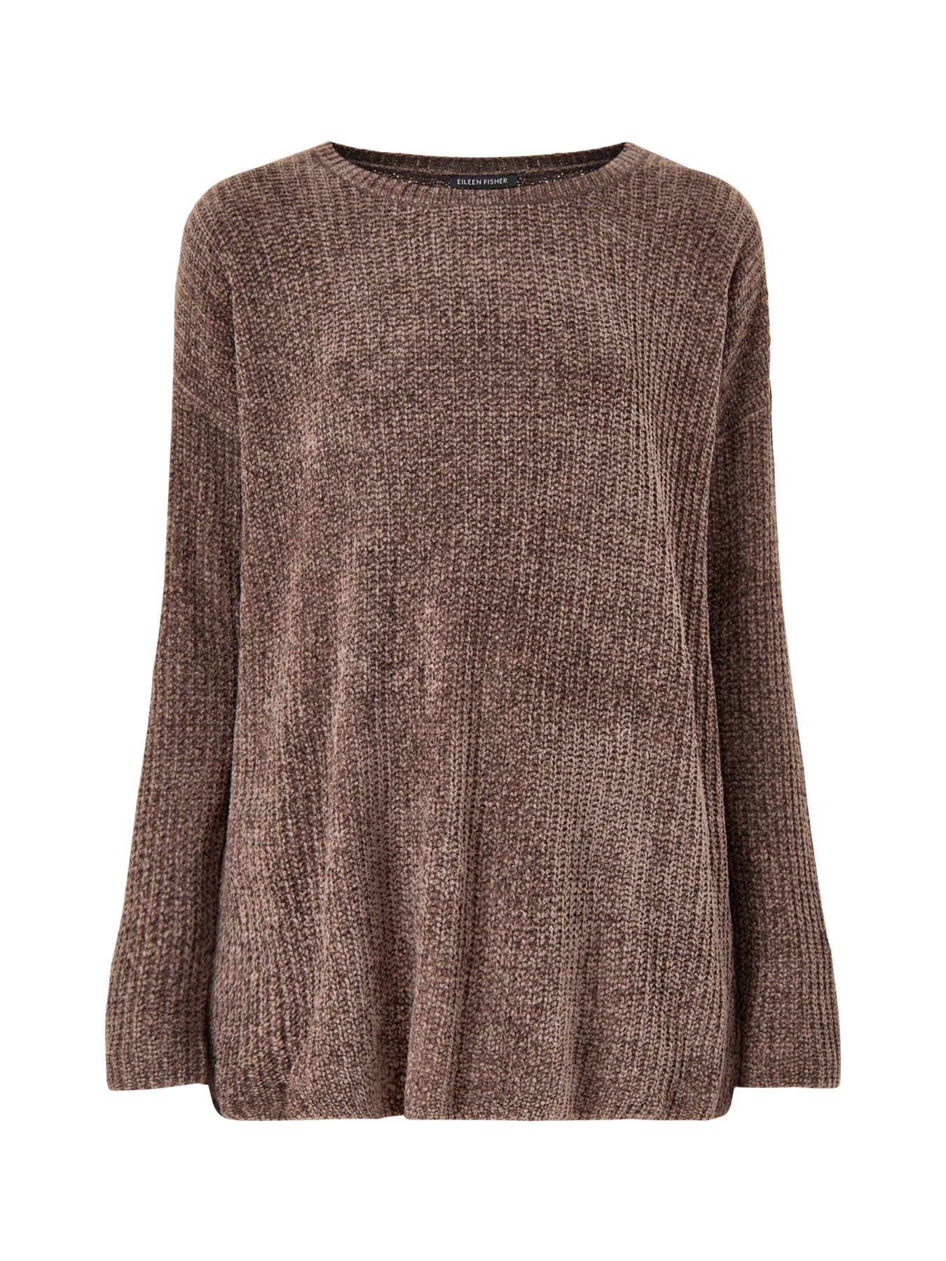Jewel Neck Sweater Beige