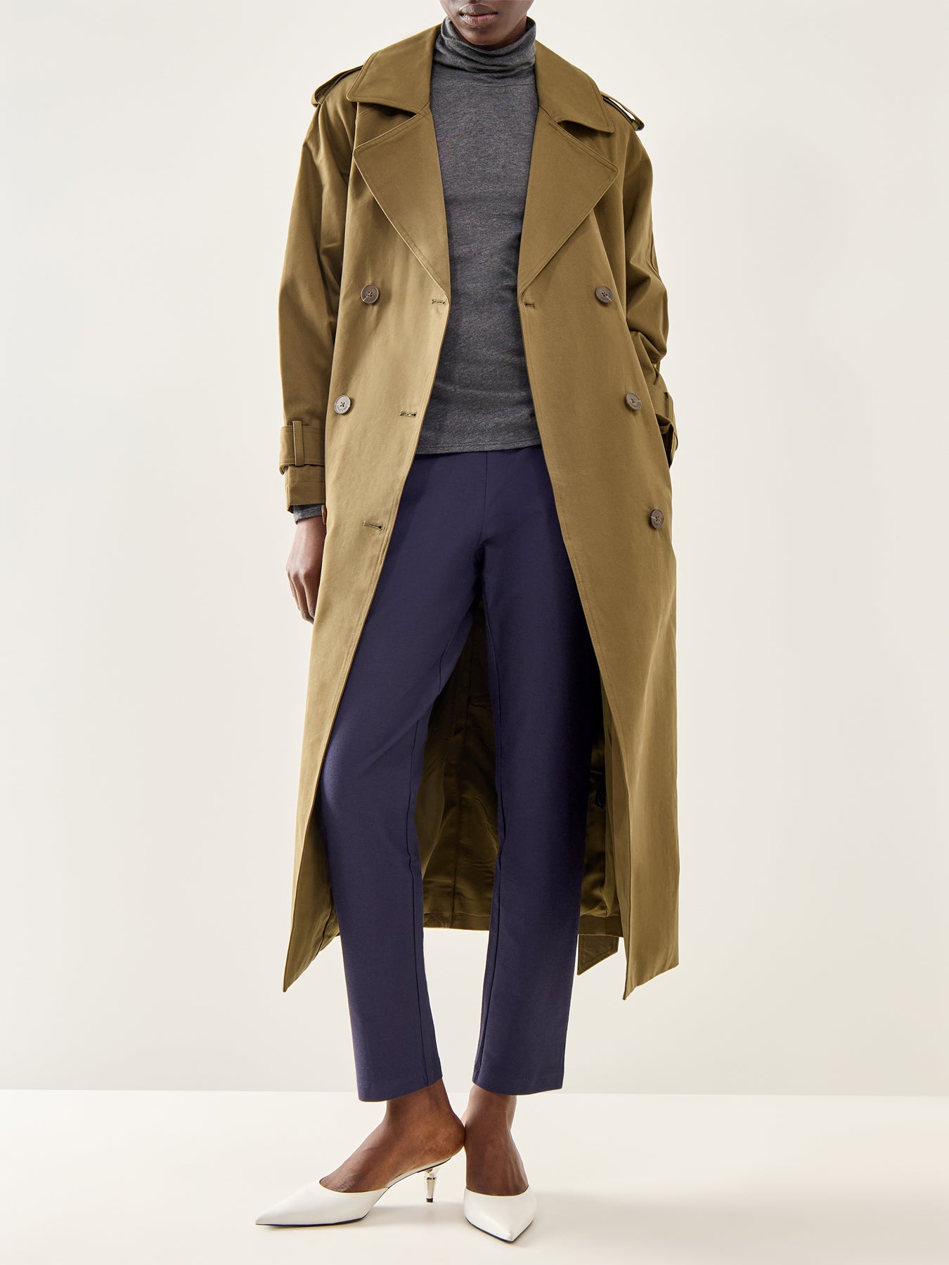 Slim Ankle Pant Navy