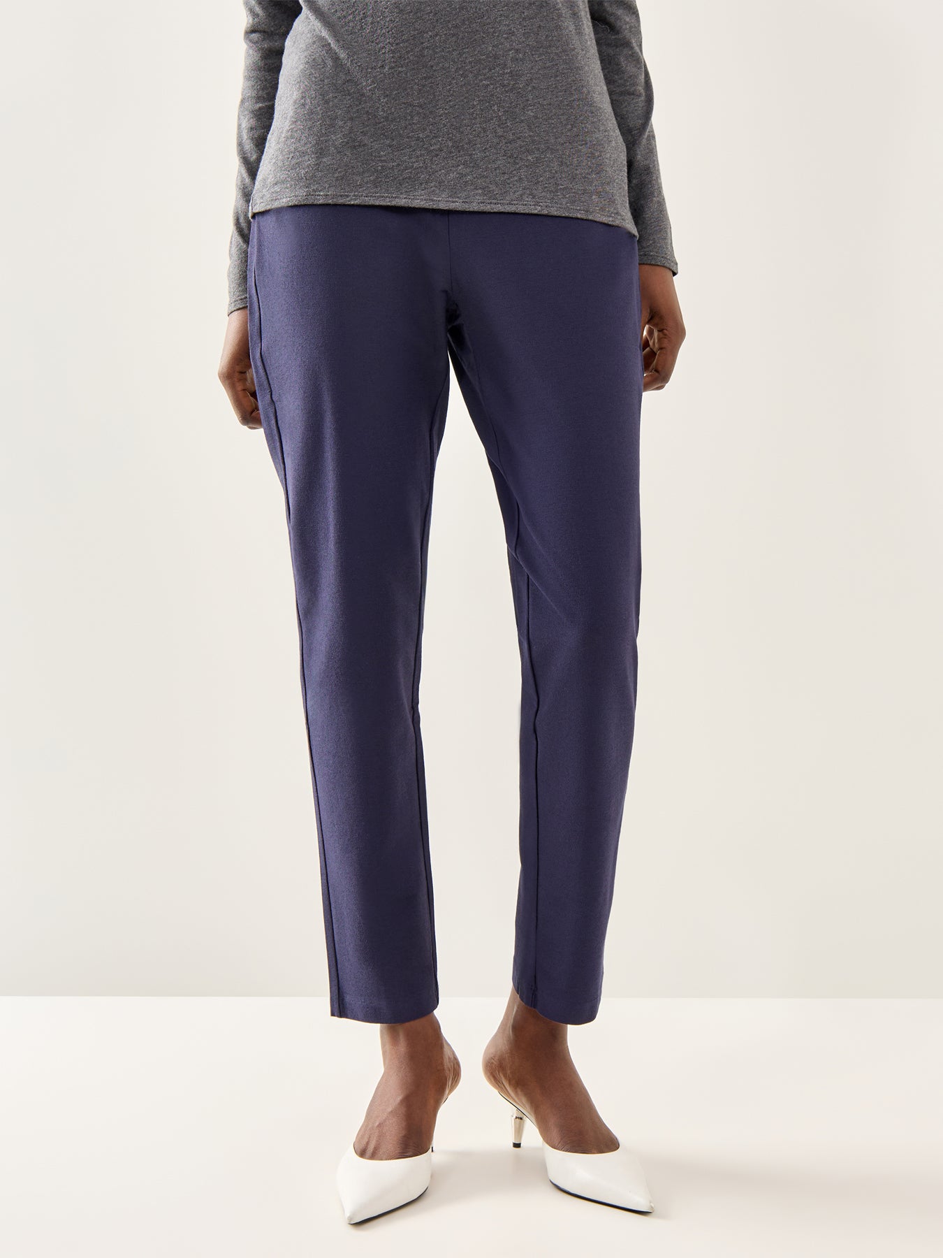 Slim Ankle Pant Navy