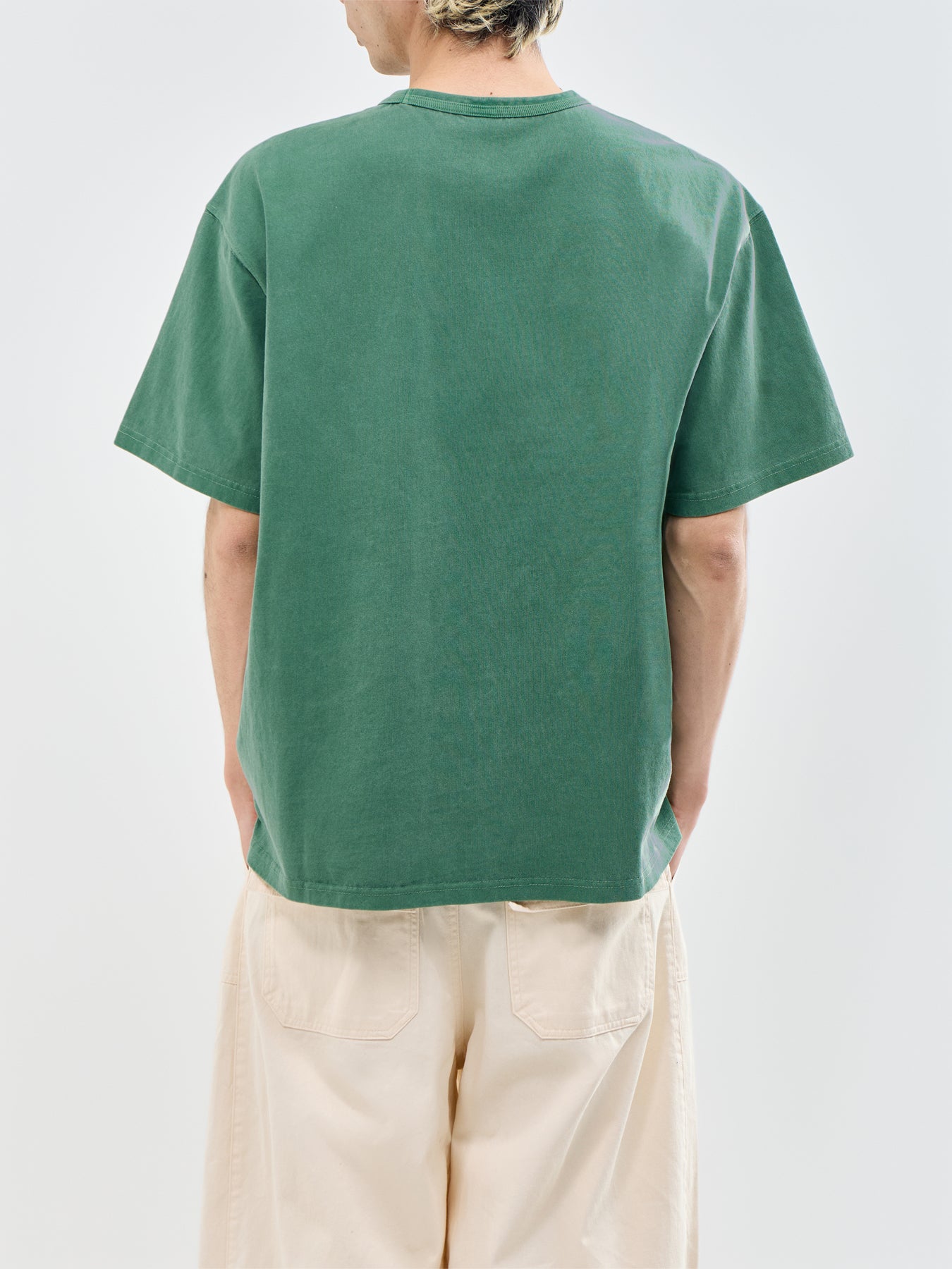 Pigment Dyeing T-Shirt Green