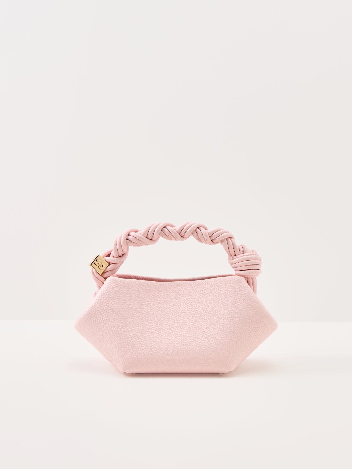 Bou Mini Grained Leather Crossbody Bag Pink