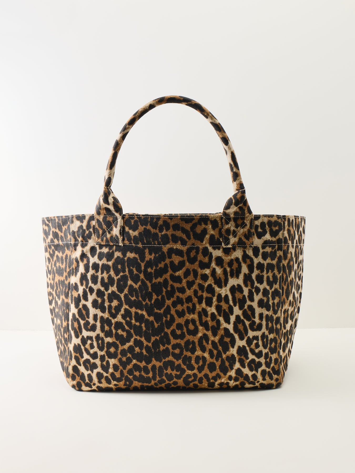 Medium Trapeze Shopper Printed Beige