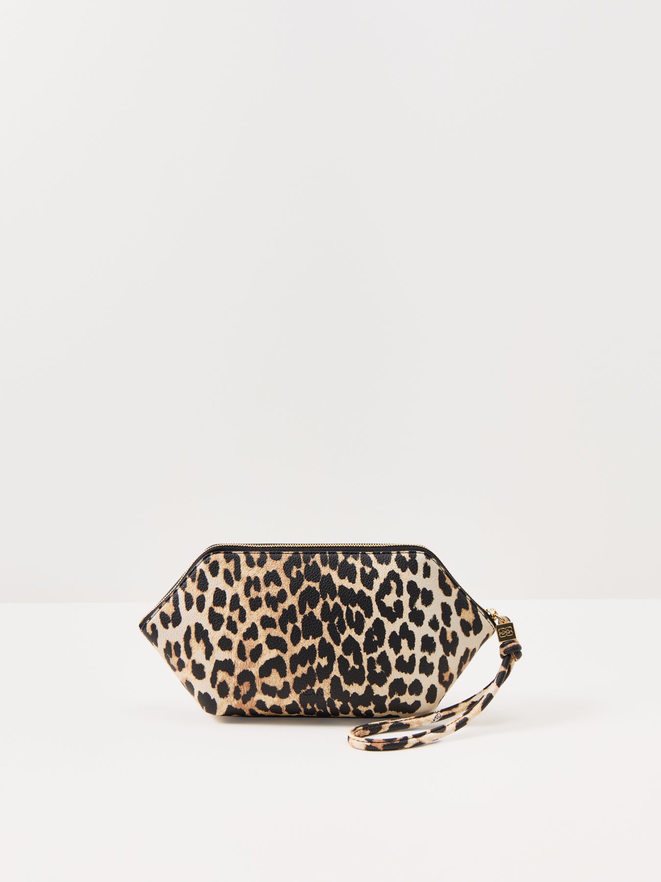 Bou Printed Grained Pouch Brown