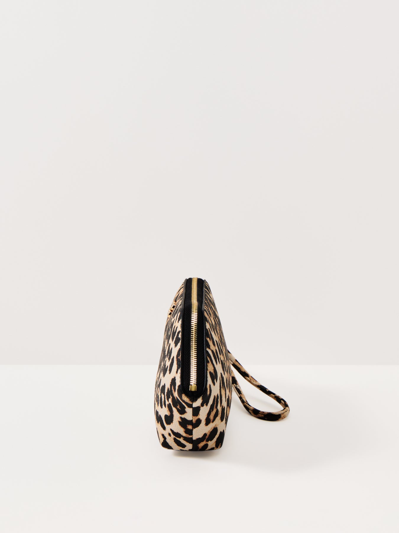 Bou Printed Grained Pouch Brown